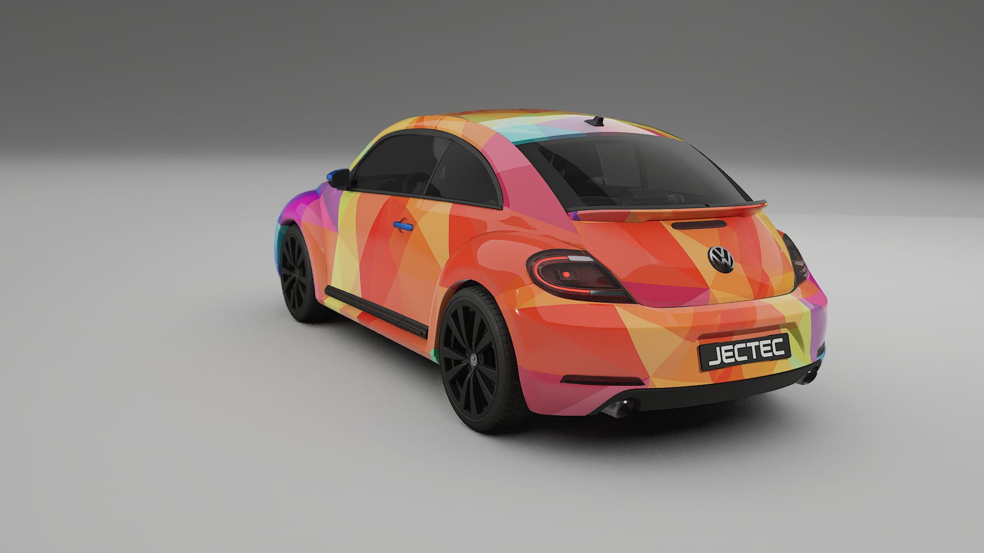 VW Beetle A5 prefacelift pre-LCI VECTOR VIBE – Kit Wrap PPF Personalizat din Folie de Poliuretan Imprimabilă