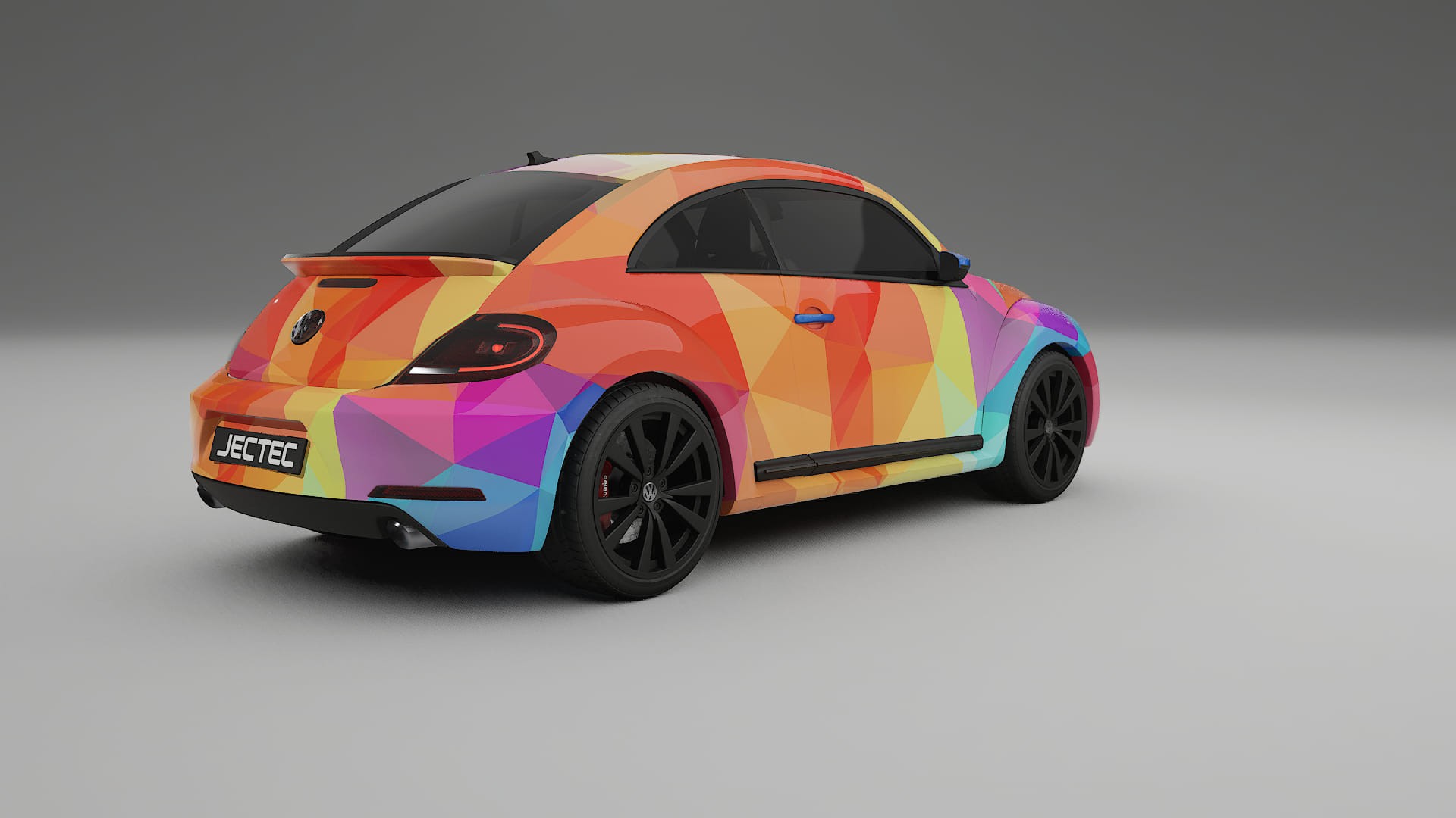 VW Beetle A5 prefacelift pre-LCI VECTOR VIBE – Kit Wrap PPF Personalizat din Folie de Poliuretan Imprimabilă