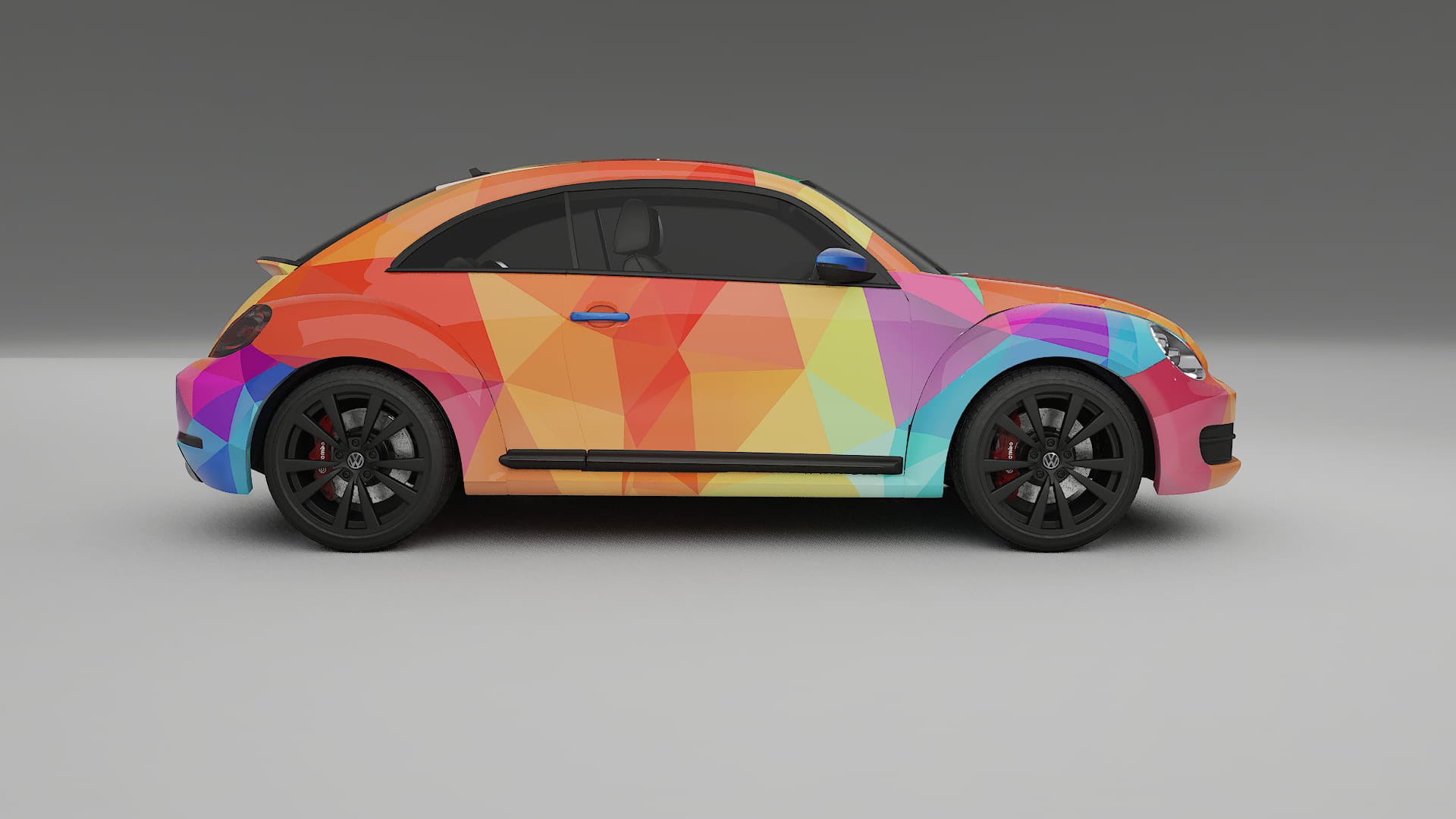 VW Beetle A5 prefacelift pre-LCI VECTOR VIBE – Kit Wrap PPF Personalizat din Folie de Poliuretan Imprimabilă