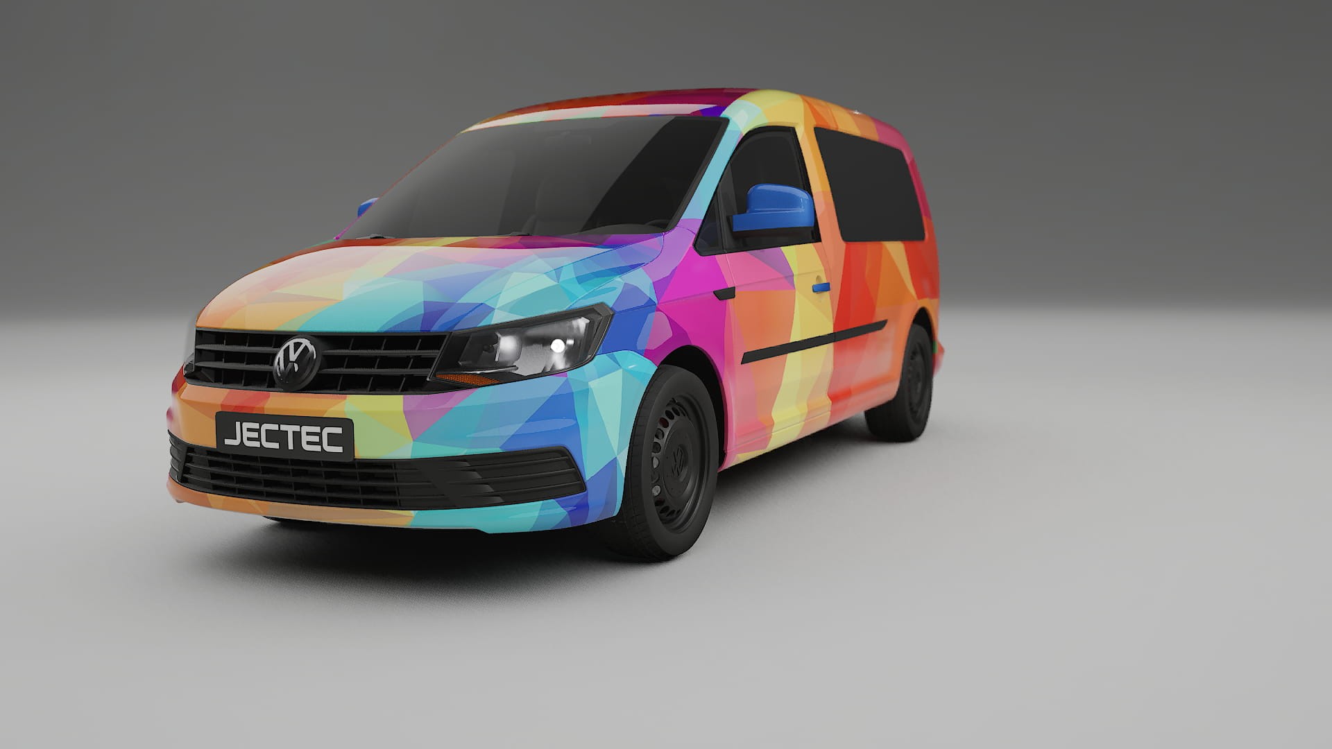 VW Caddy Maxi SB VECTOR VIBE – Kit Wrap PPF Personalizat din Folie de Poliuretan Imprimabilă