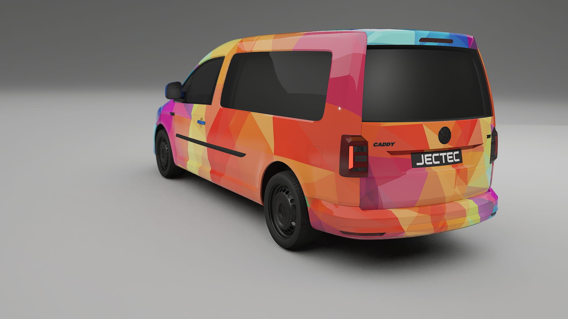 VW Caddy Maxi SB VECTOR VIBE – Kit Wrap PPF Personalizat din Folie de Poliuretan Imprimabilă