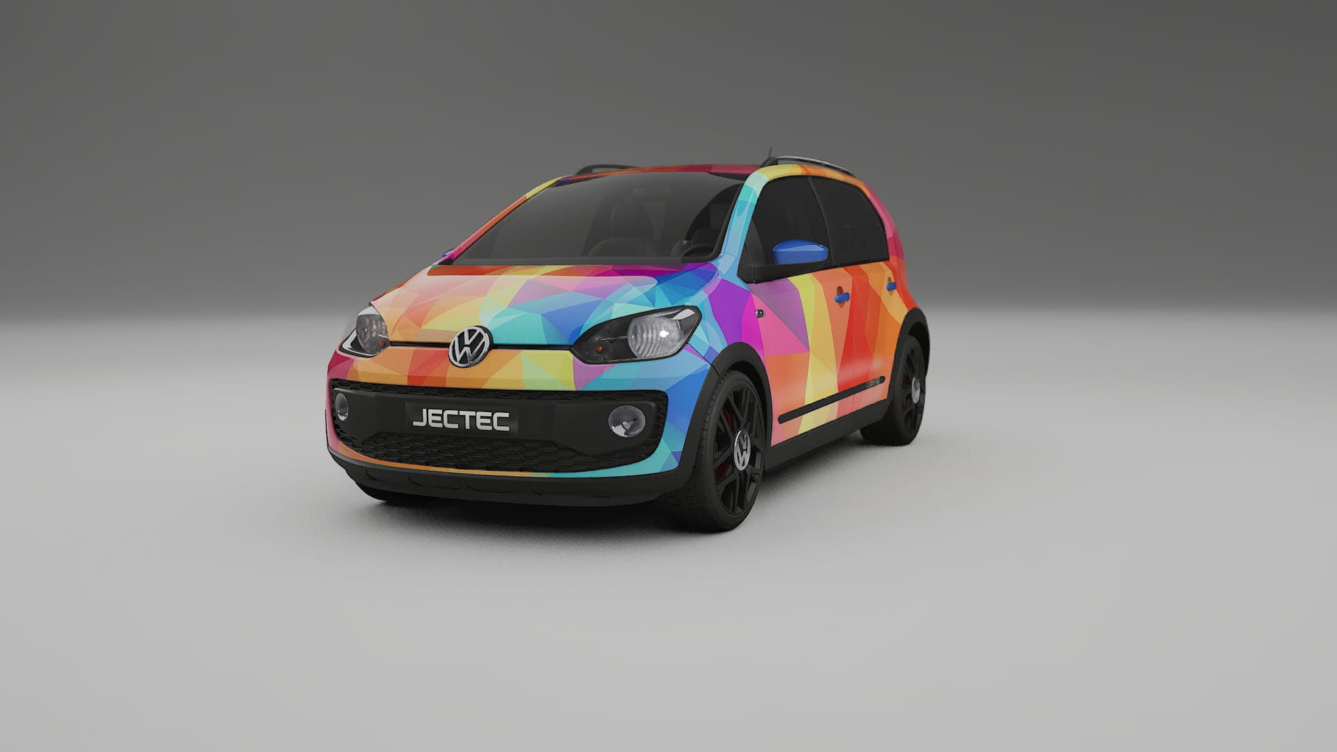 VW Cross Up VECTOR VIBE – Kit Wrap PPF Personalizat din Folie de Poliuretan Imprimabilă