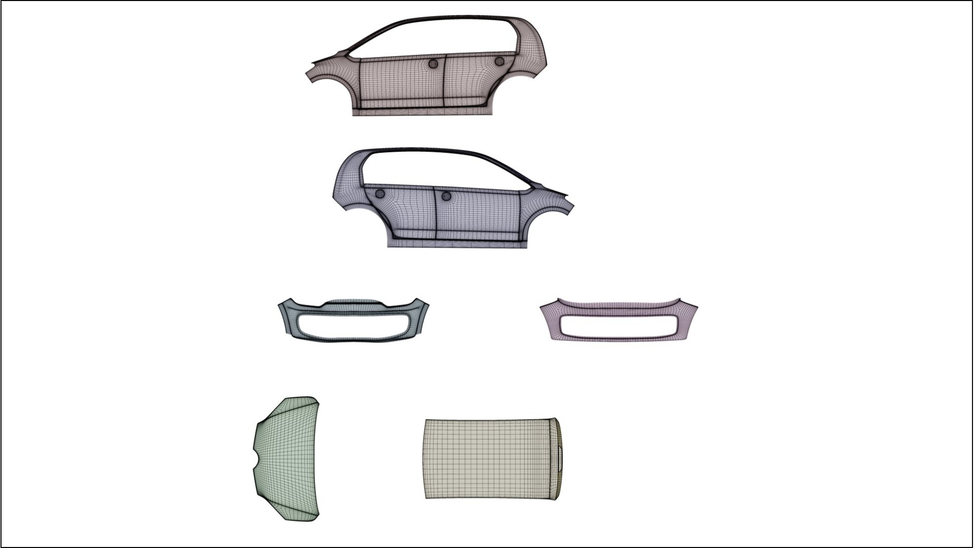 VW Cross Up VECTOR WIBE Designed Wrap PPF Kit – Printable Polyurethane Film 2