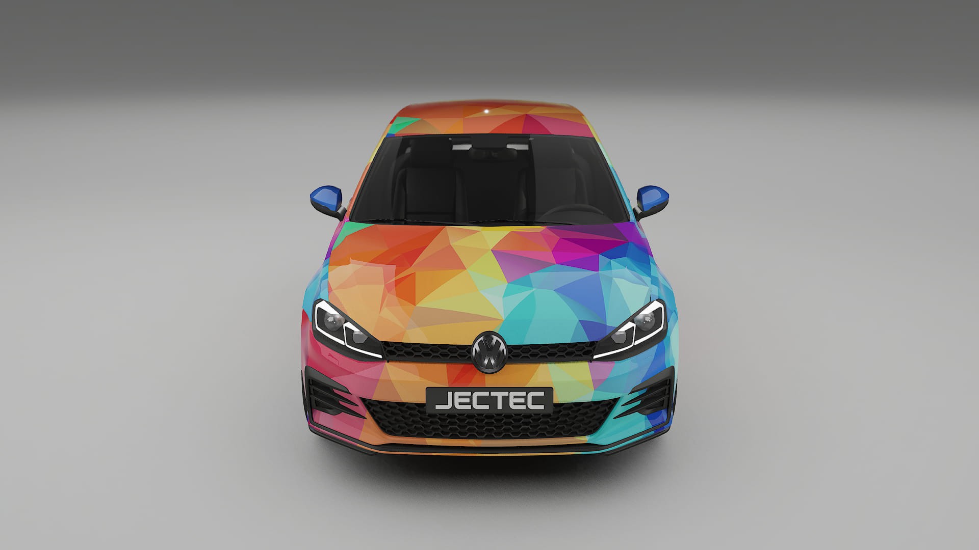 VW Golf Mk7 VECTOR VIBE – Kit Wrap PPF Personalizat din Folie de Poliuretan Imprimabilă
