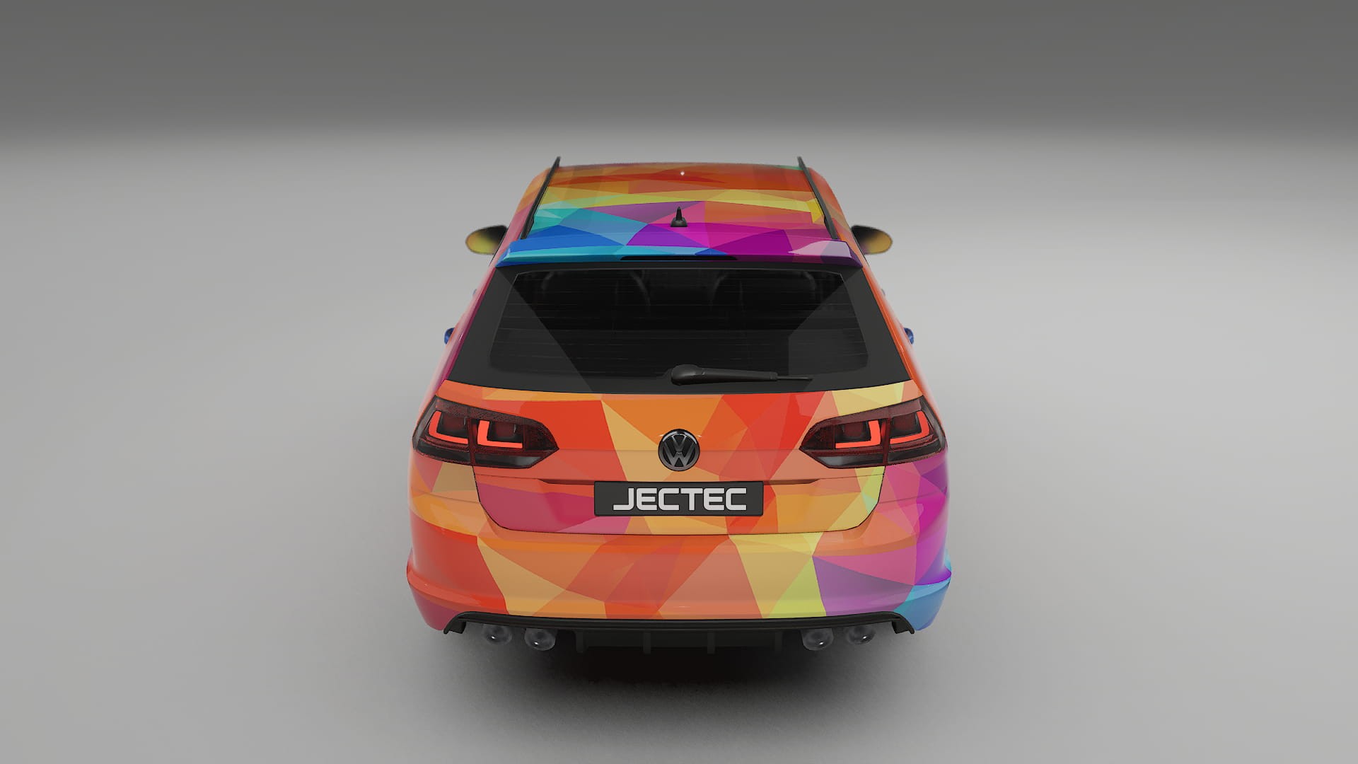 VW Golf Variant Mk7 VECTOR VIBE – Kit Wrap PPF Personalizat din Folie de Poliuretan Imprimabilă