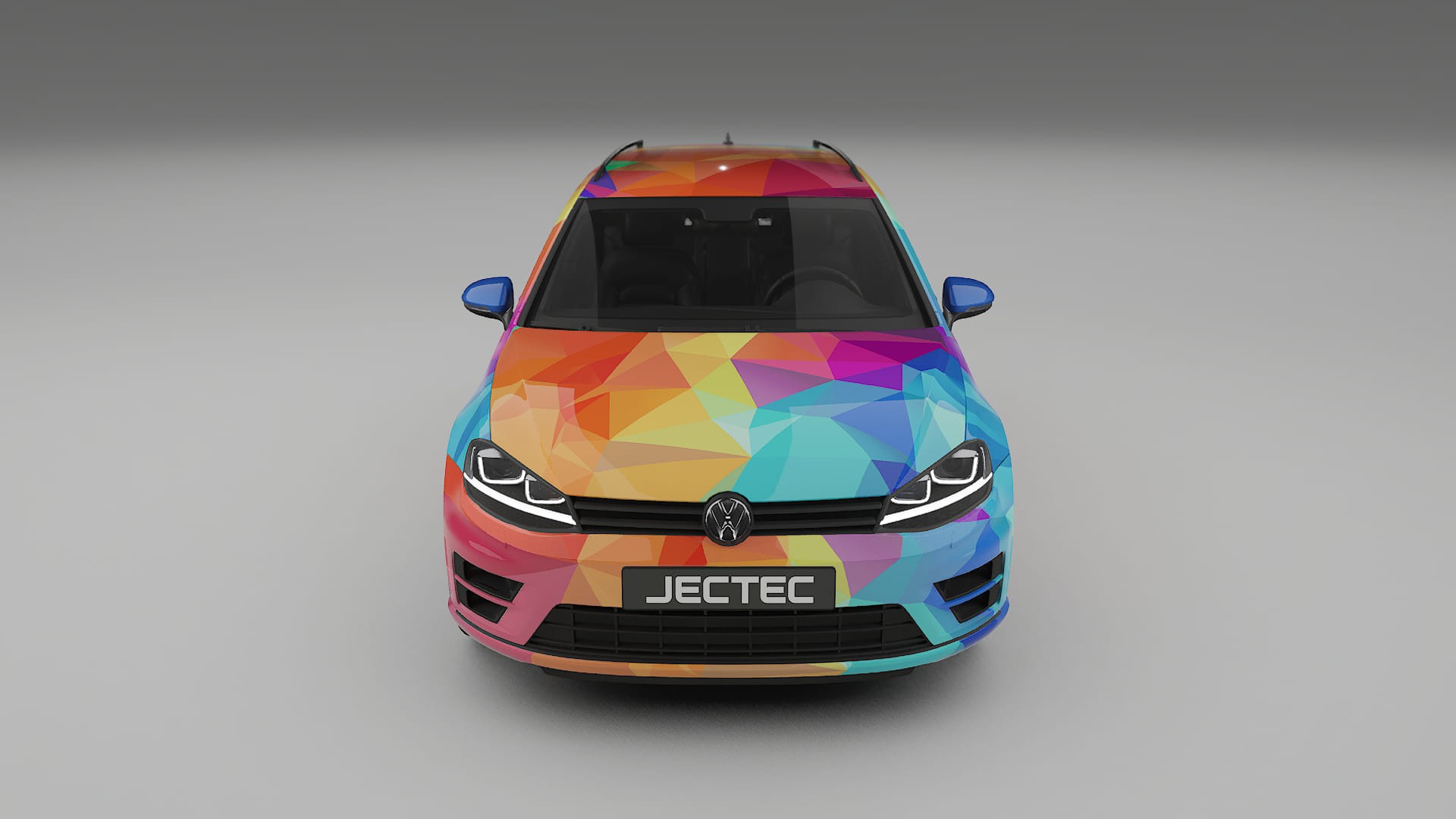 VW Golf Variant Mk7 VECTOR VIBE – Kit Wrap PPF Personalizat din Folie de Poliuretan Imprimabilă