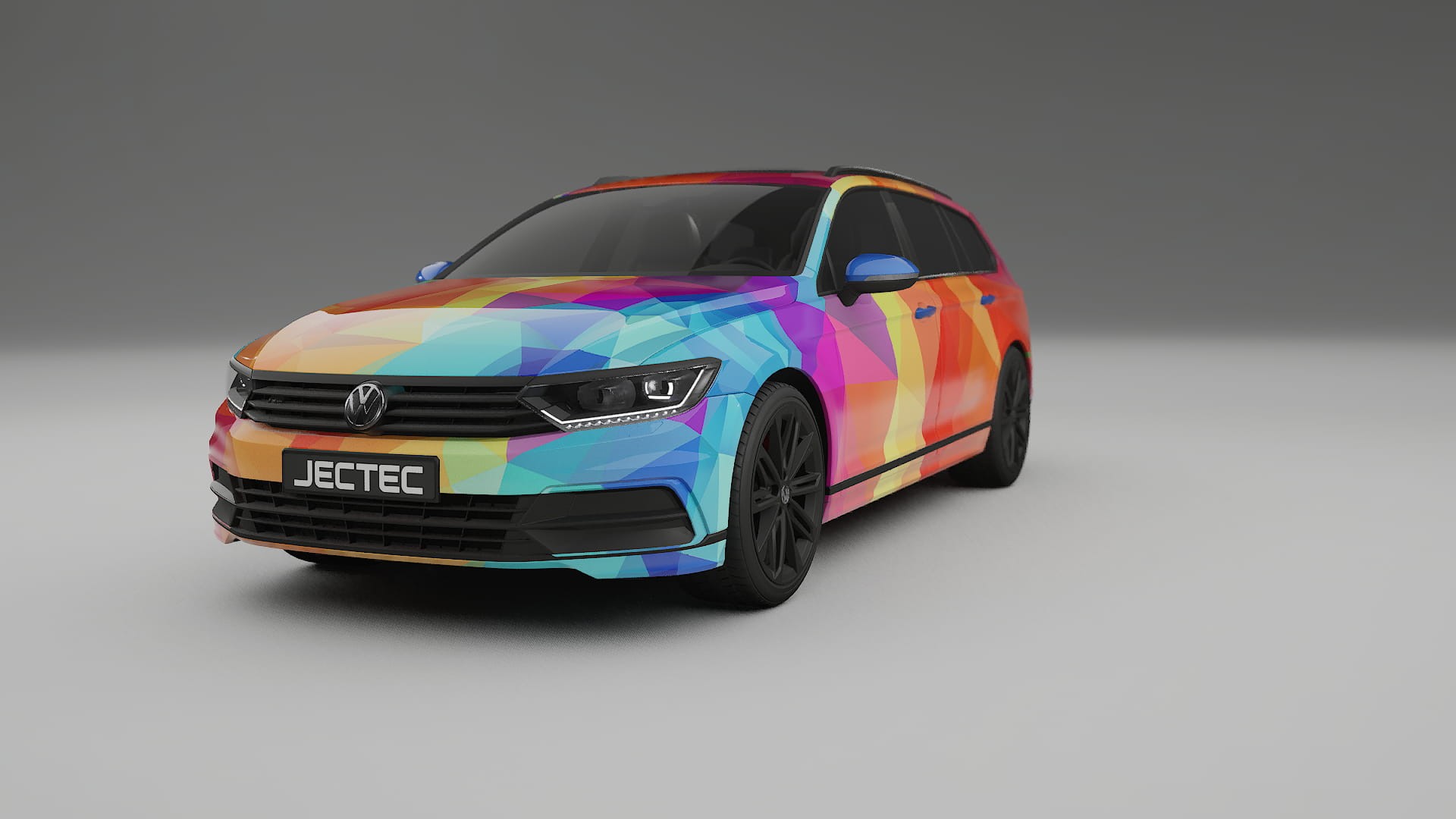 VW Passat VariantR B8 VECTOR VIBE – Kit Wrap PPF Personalizat din Folie de Poliuretan Imprimabilă