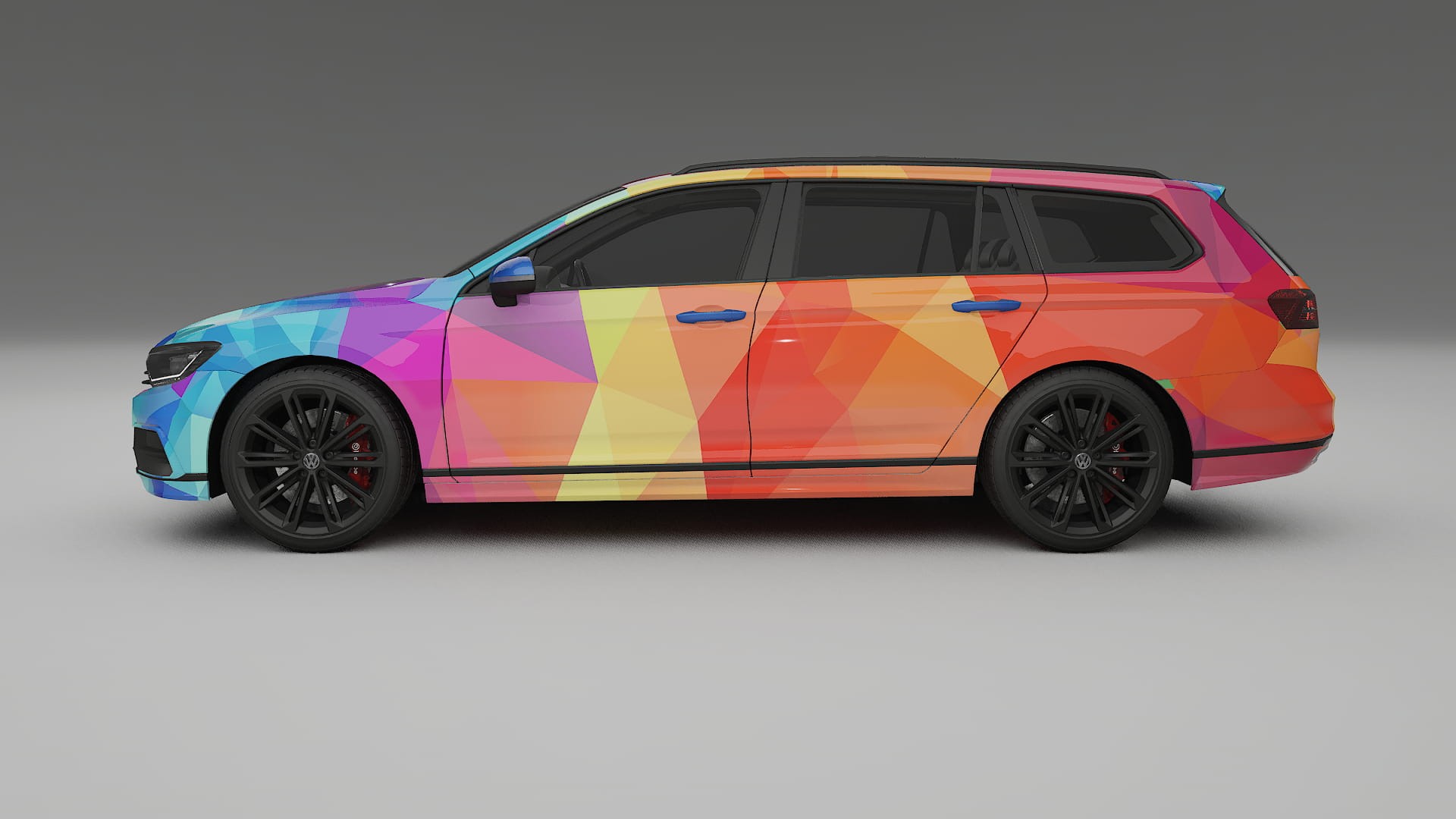 VW Passat VariantR B8 VECTOR VIBE – Kit Wrap PPF Personalizat din Folie de Poliuretan Imprimabilă