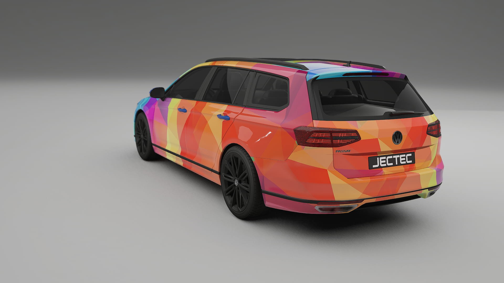 VW Passat VariantR B8 VECTOR VIBE – Kit Wrap PPF Personalizat din Folie de Poliuretan Imprimabilă