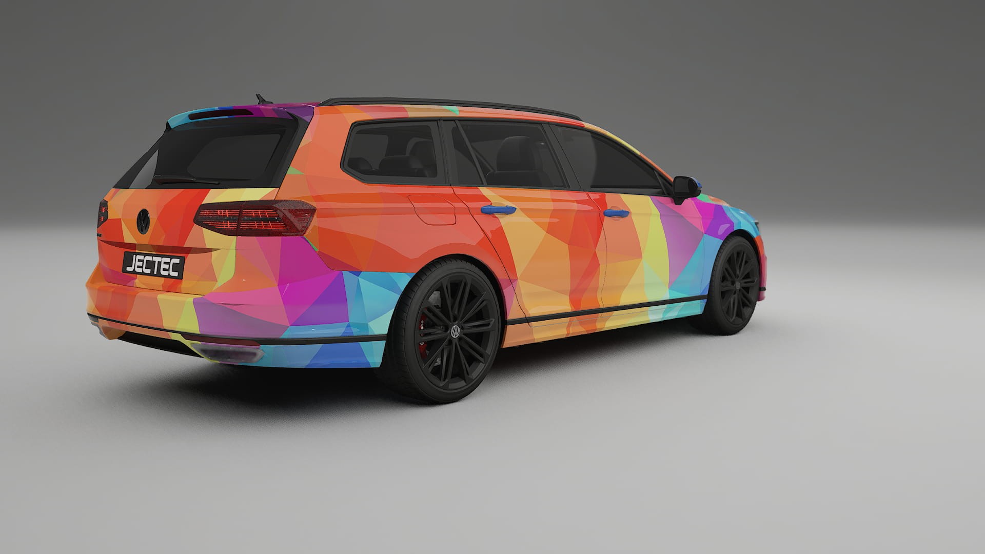 VW Passat VariantR B8 VECTOR VIBE – Kit Wrap PPF Personalizat din Folie de Poliuretan Imprimabilă