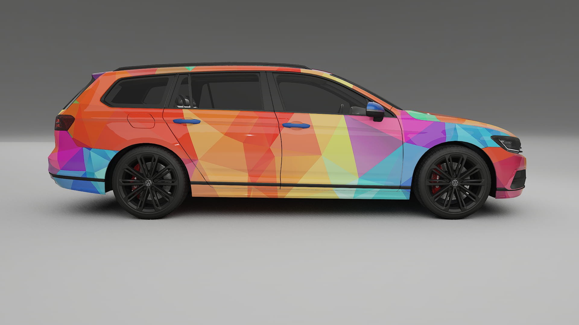 VW Passat VariantR B8 VECTOR VIBE – Kit Wrap PPF Personalizat din Folie de Poliuretan Imprimabilă