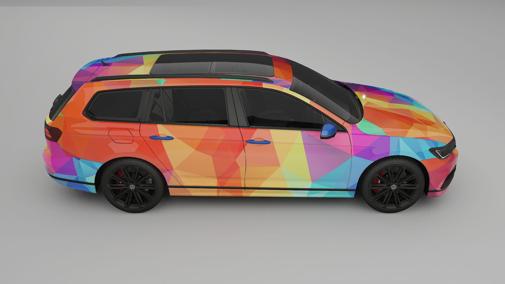 VW Passat VariantR B8 VECTOR VIBE – Kit Wrap PPF Personalizat din Folie de Poliuretan Imprimabilă