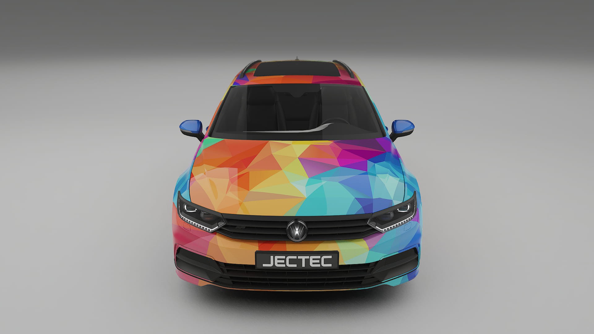VW Passat VariantR B8 VECTOR VIBE – Kit Wrap PPF Personalizat din Folie de Poliuretan Imprimabilă