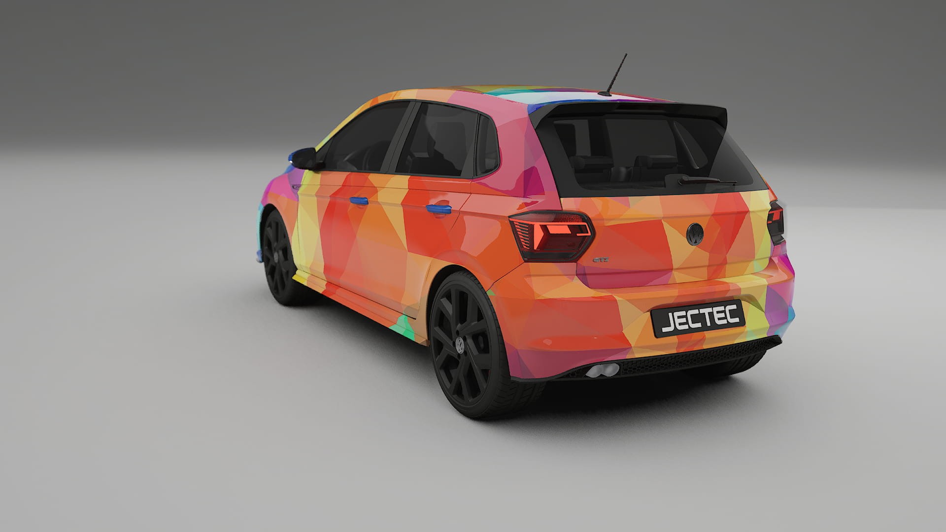 VW Polo GTI VI VECTOR VIBE – Kit Wrap PPF Personalizat din Folie de Poliuretan Imprimabilă