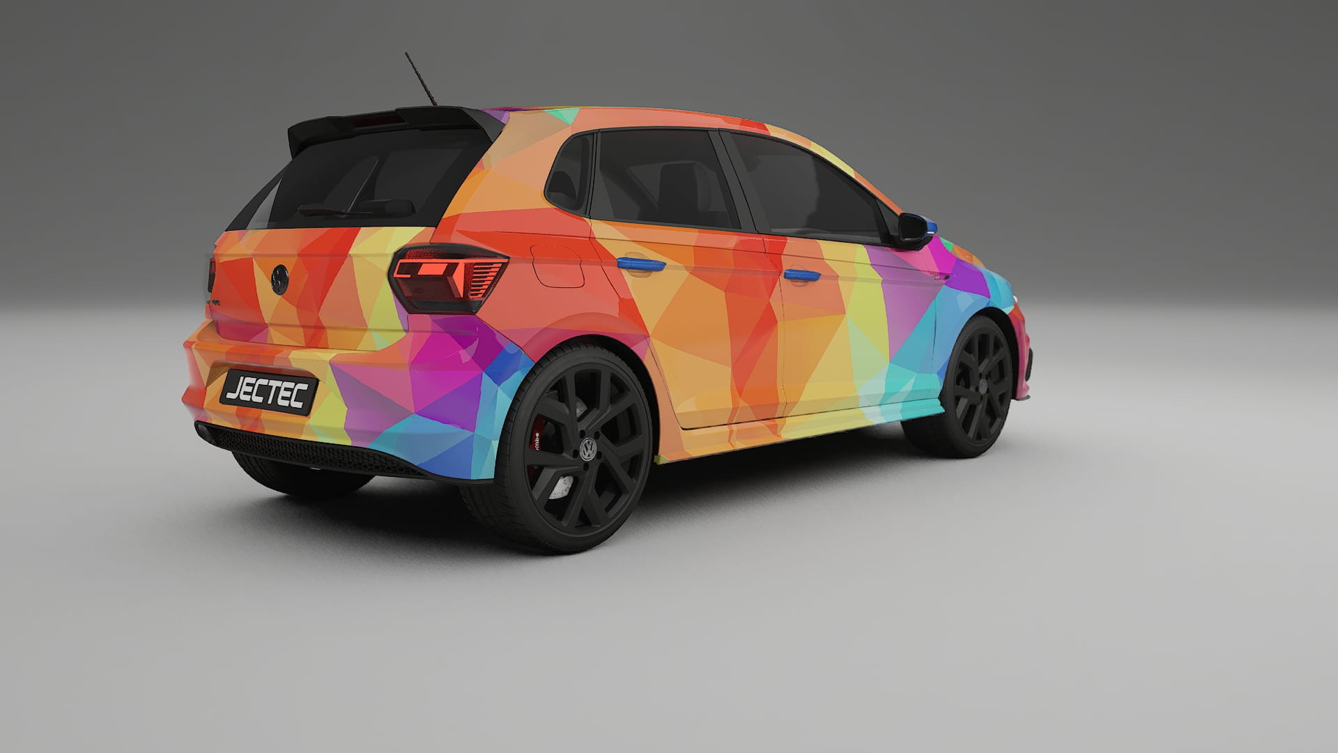VW Polo GTI VI VECTOR VIBE – Kit Wrap PPF Personalizat din Folie de Poliuretan Imprimabilă