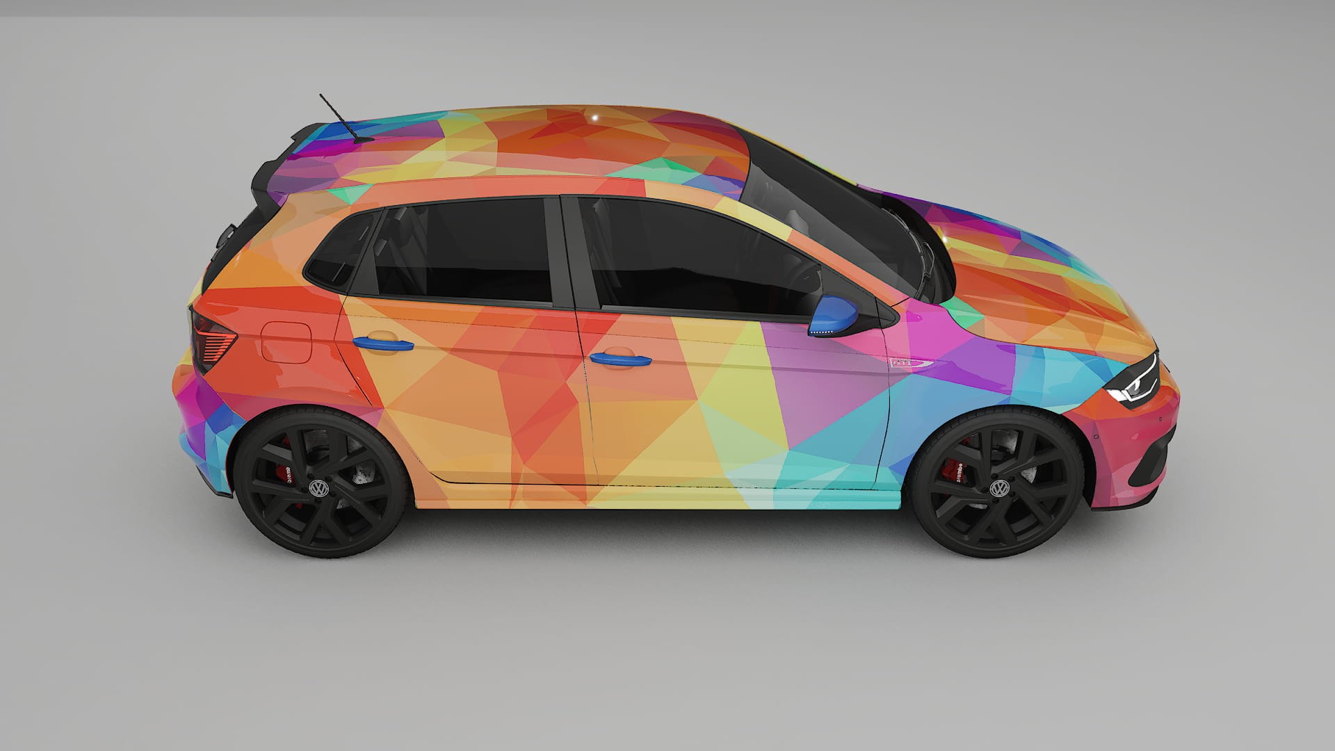 VW Polo GTI VI VECTOR VIBE – Kit Wrap PPF Personalizat din Folie de Poliuretan Imprimabilă