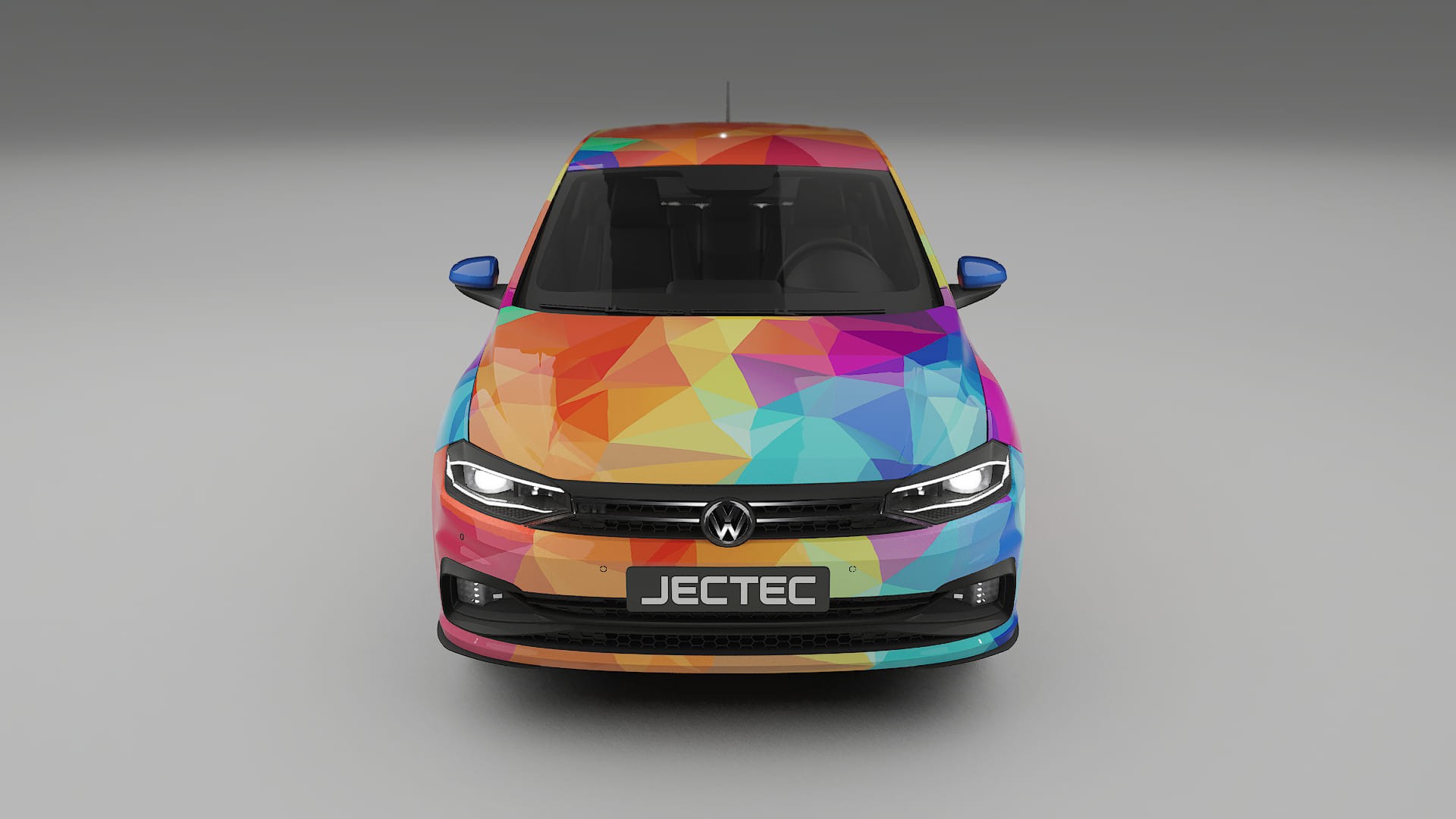 VW Polo GTI VI VECTOR VIBE – Kit Wrap PPF Personalizat din Folie de Poliuretan Imprimabilă
