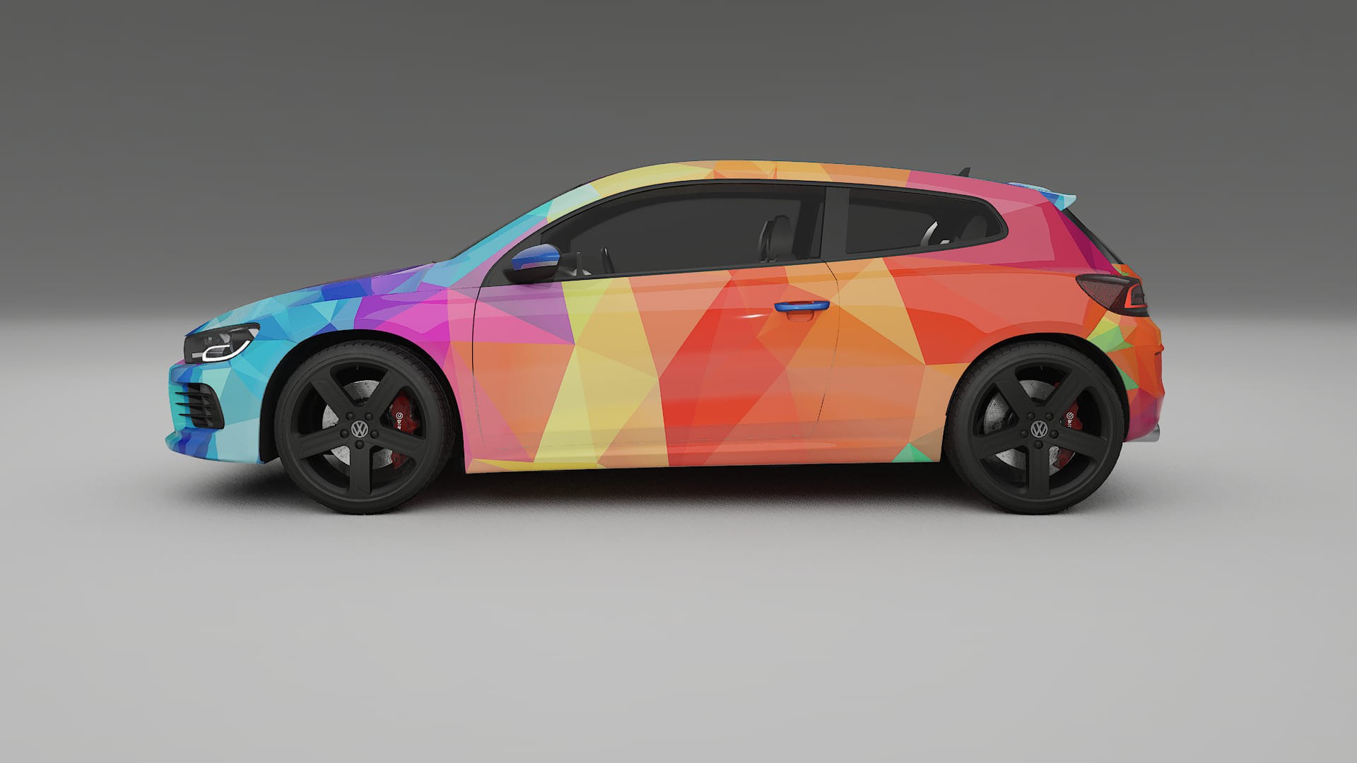 VW Scirocco R III VECTOR VIBE – Kit Wrap PPF Personalizat din Folie de Poliuretan Imprimabilă