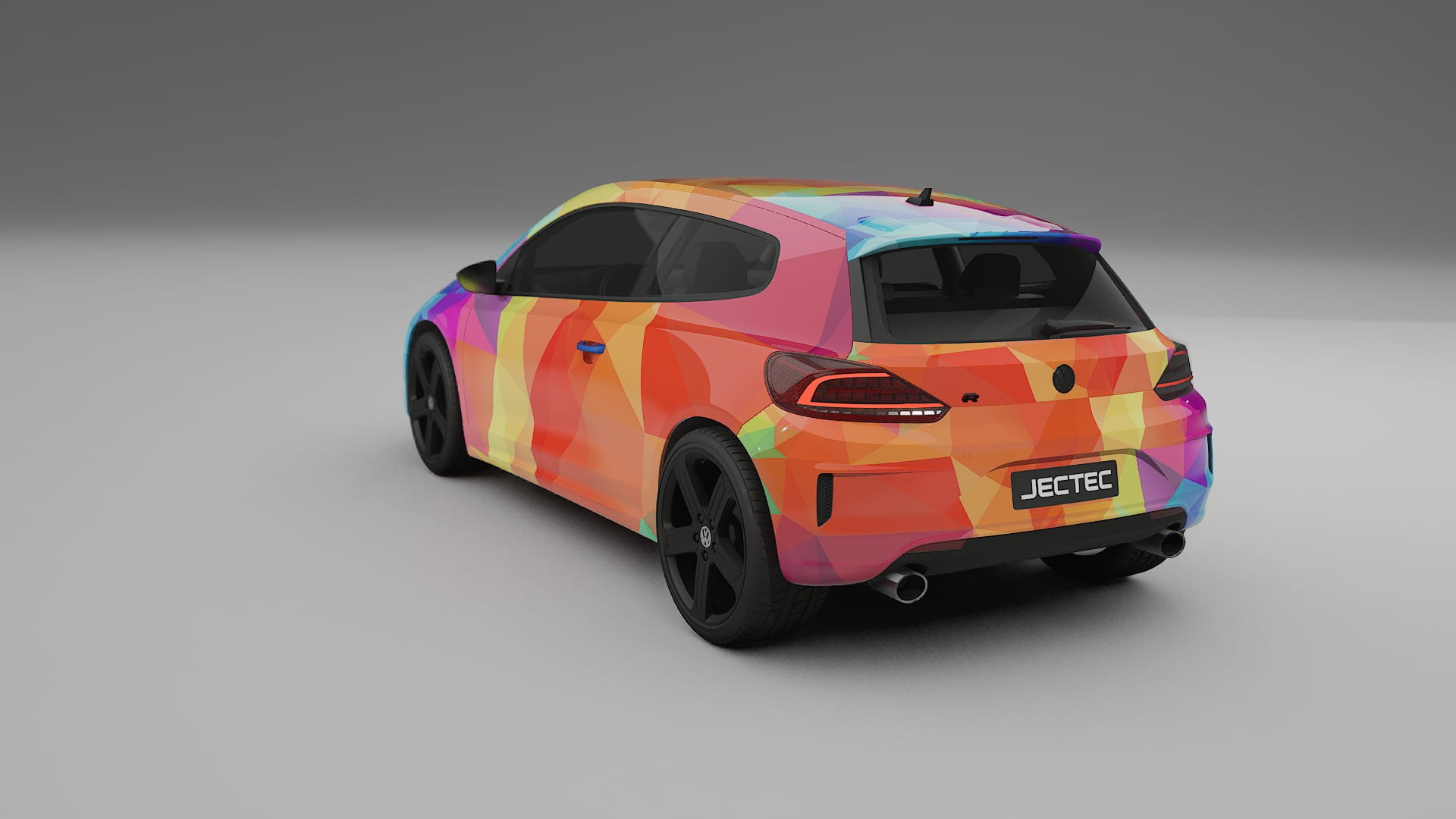 VW Scirocco R III VECTOR VIBE – Kit Wrap PPF Personalizat din Folie de Poliuretan Imprimabilă
