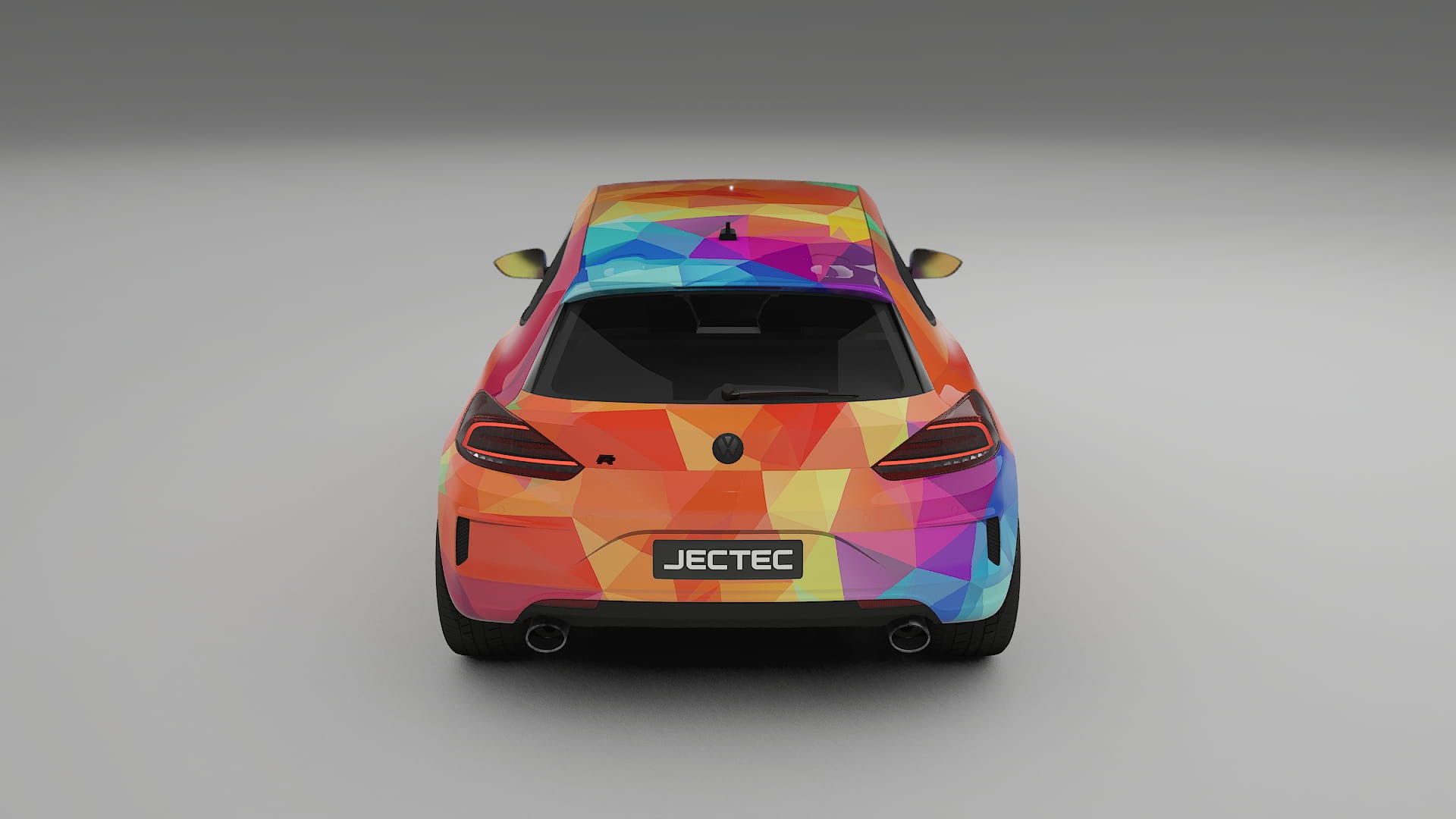VW Scirocco R III VECTOR VIBE – Kit Wrap PPF Personalizat din Folie de Poliuretan Imprimabilă