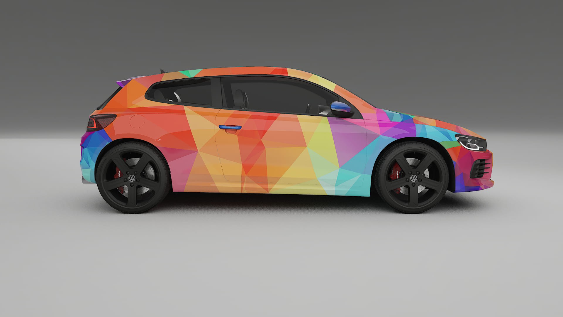 VW Scirocco R III VECTOR VIBE – Kit Wrap PPF Personalizat din Folie de Poliuretan Imprimabilă