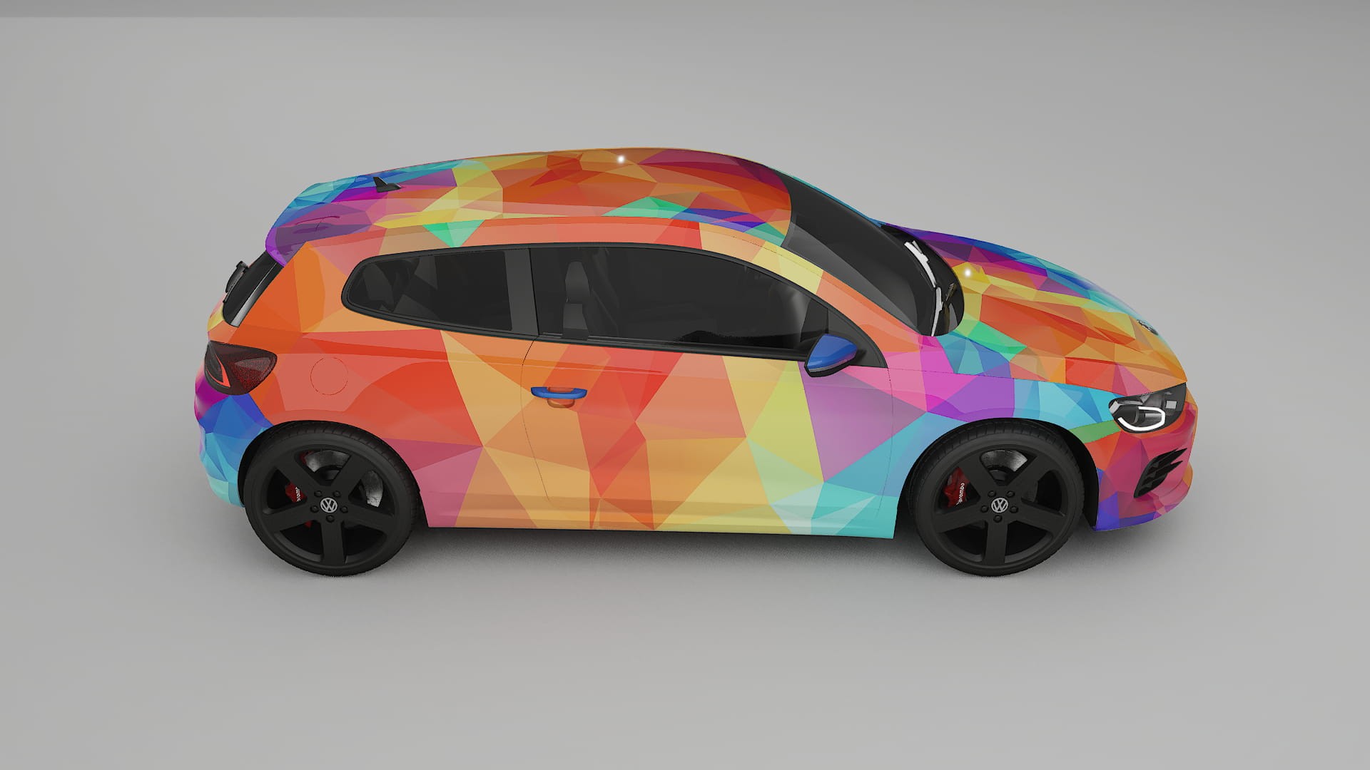 VW Scirocco R III VECTOR VIBE – Kit Wrap PPF Personalizat din Folie de Poliuretan Imprimabilă