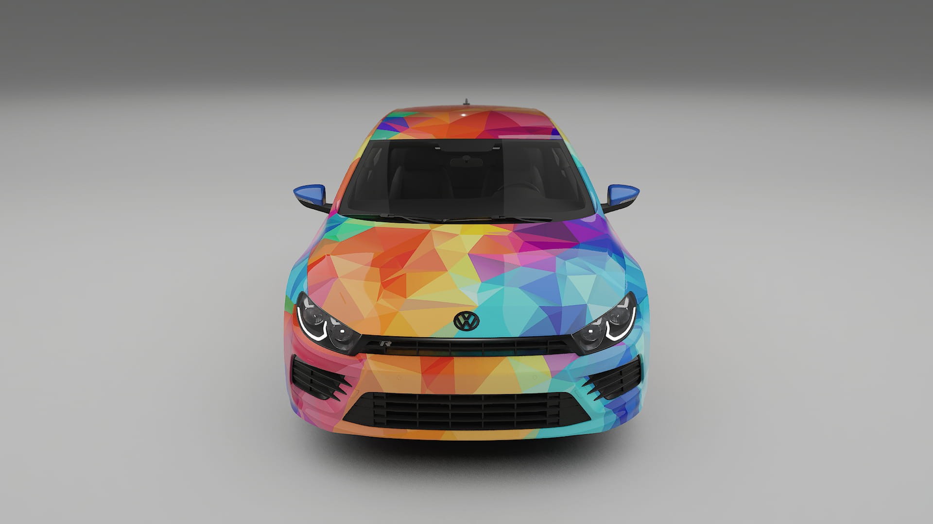 VW Scirocco R III VECTOR VIBE – Kit Wrap PPF Personalizat din Folie de Poliuretan Imprimabilă