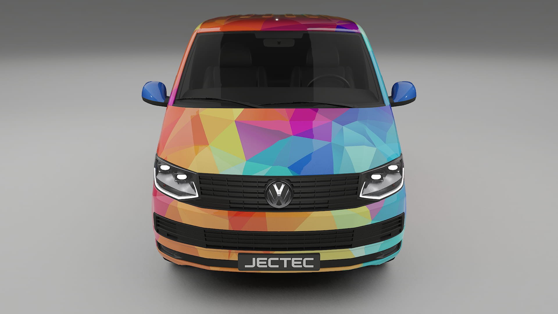 VW Transporter T6 Multivan VECTOR VIBE – Kit Wrap PPF Personalizat din Folie de Poliuretan Imprimabilă