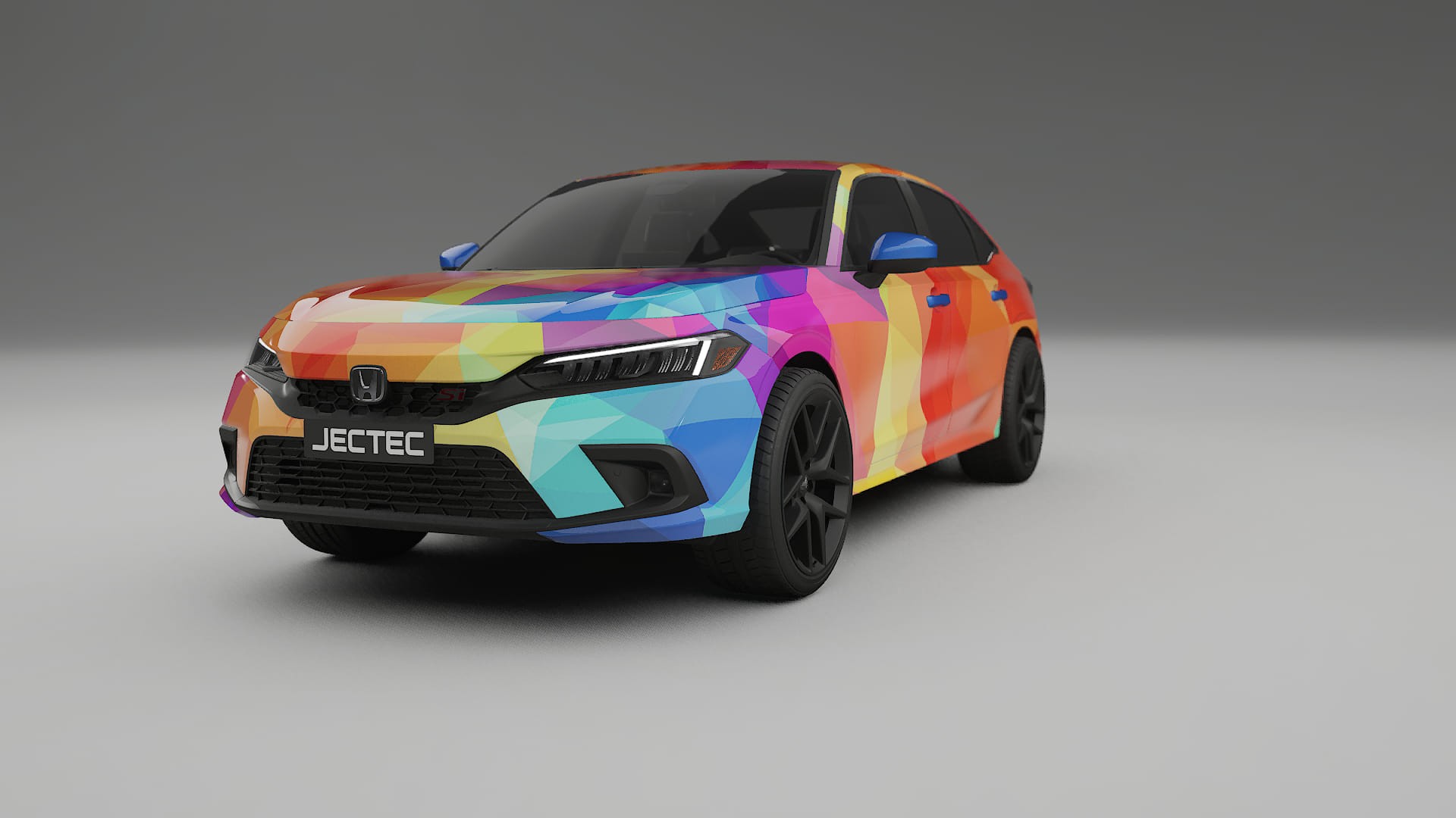 Honda Civic Si VECTOR VIBE – Kit Wrap PPF Personalizat din Folie de Poliuretan Imprimabilă