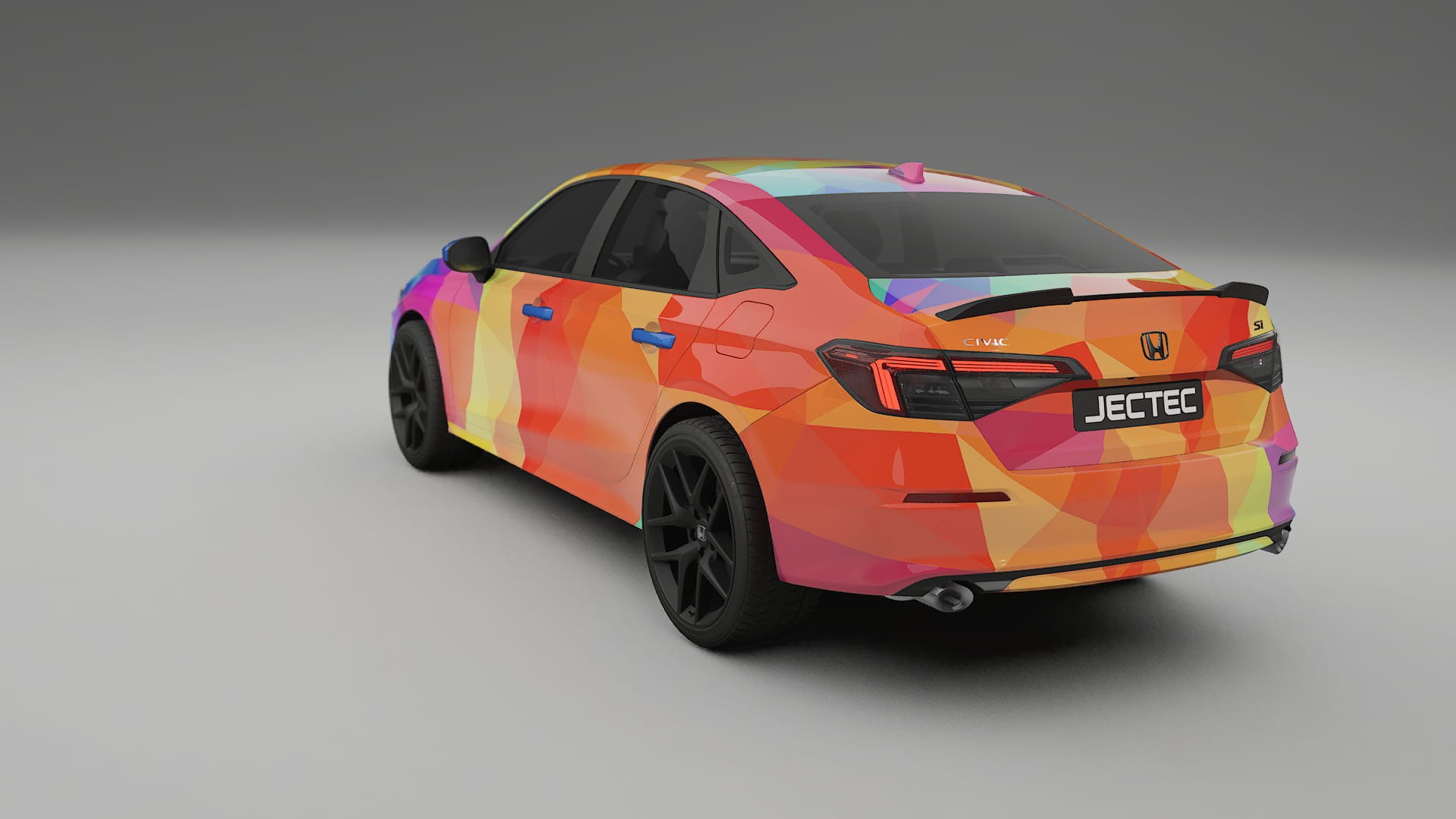 Honda Civic Si VECTOR VIBE – Kit Wrap PPF Personalizat din Folie de Poliuretan Imprimabilă