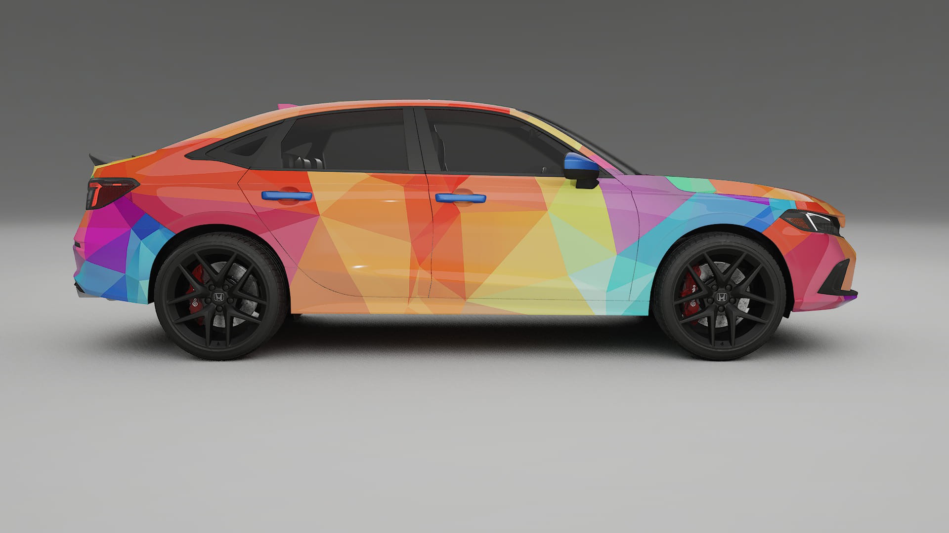 Honda Civic Si VECTOR VIBE – Kit Wrap PPF Personalizat din Folie de Poliuretan Imprimabilă