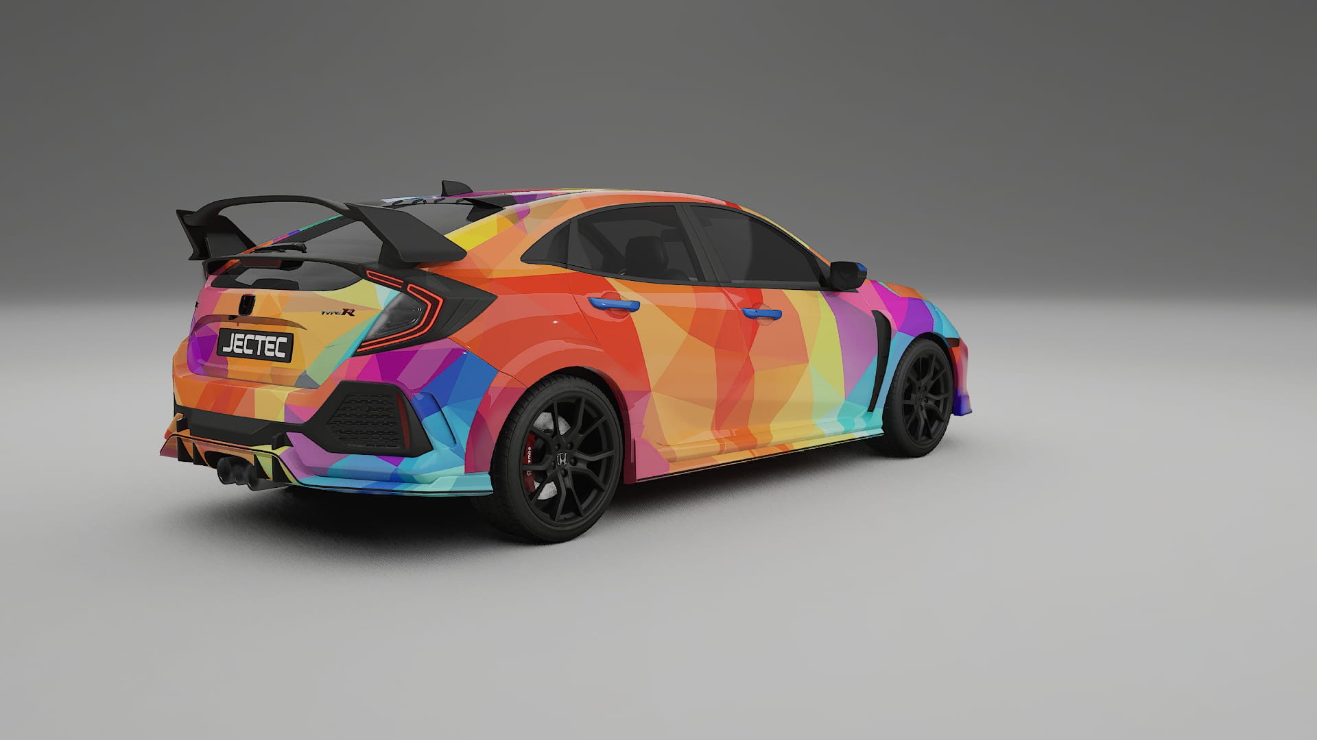 Honda Civic Type-R VECTOR VIBE – Kit Wrap PPF Personalizat din Folie de Poliuretan Imprimabilă