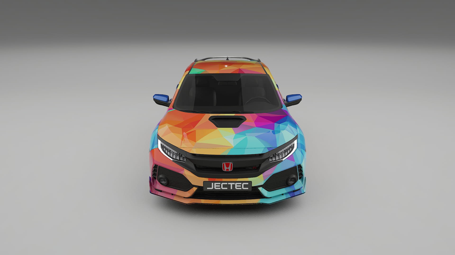 Honda Civic Type-R VECTOR VIBE – Kit Wrap PPF Personalizat din Folie de Poliuretan Imprimabilă