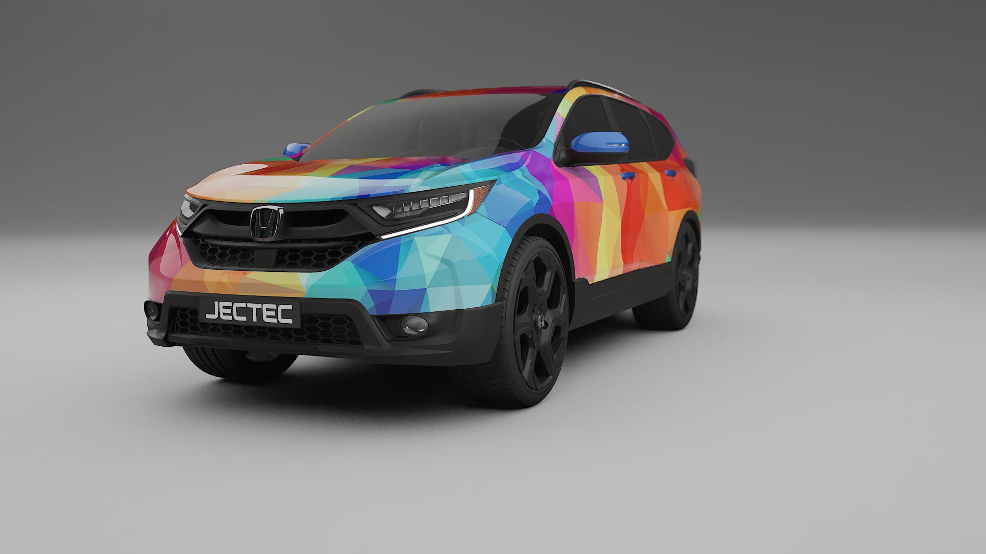 Honda CRV Touring prefacelift pre-LCI VECTOR VIBE – Kit Wrap PPF Personalizat din Folie de Poliuretan Imprimabilă