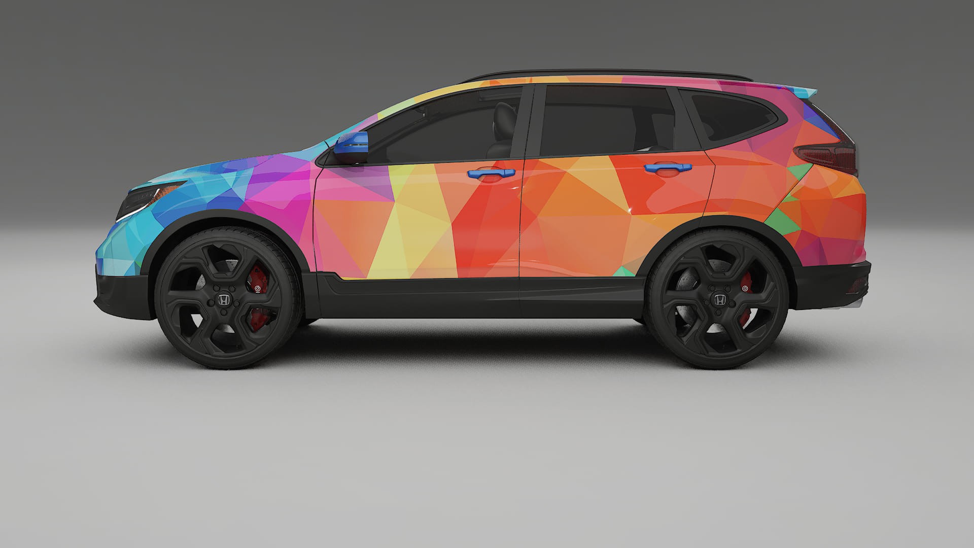 Honda CRV Touring prefacelift pre-LCI VECTOR VIBE – Kit Wrap PPF Personalizat din Folie de Poliuretan Imprimabilă