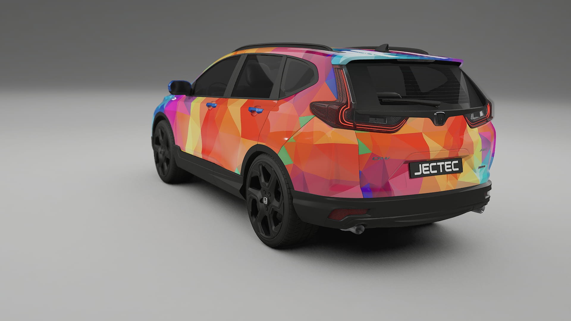Honda CRV Touring prefacelift pre-LCI VECTOR VIBE – Kit Wrap PPF Personalizat din Folie de Poliuretan Imprimabilă