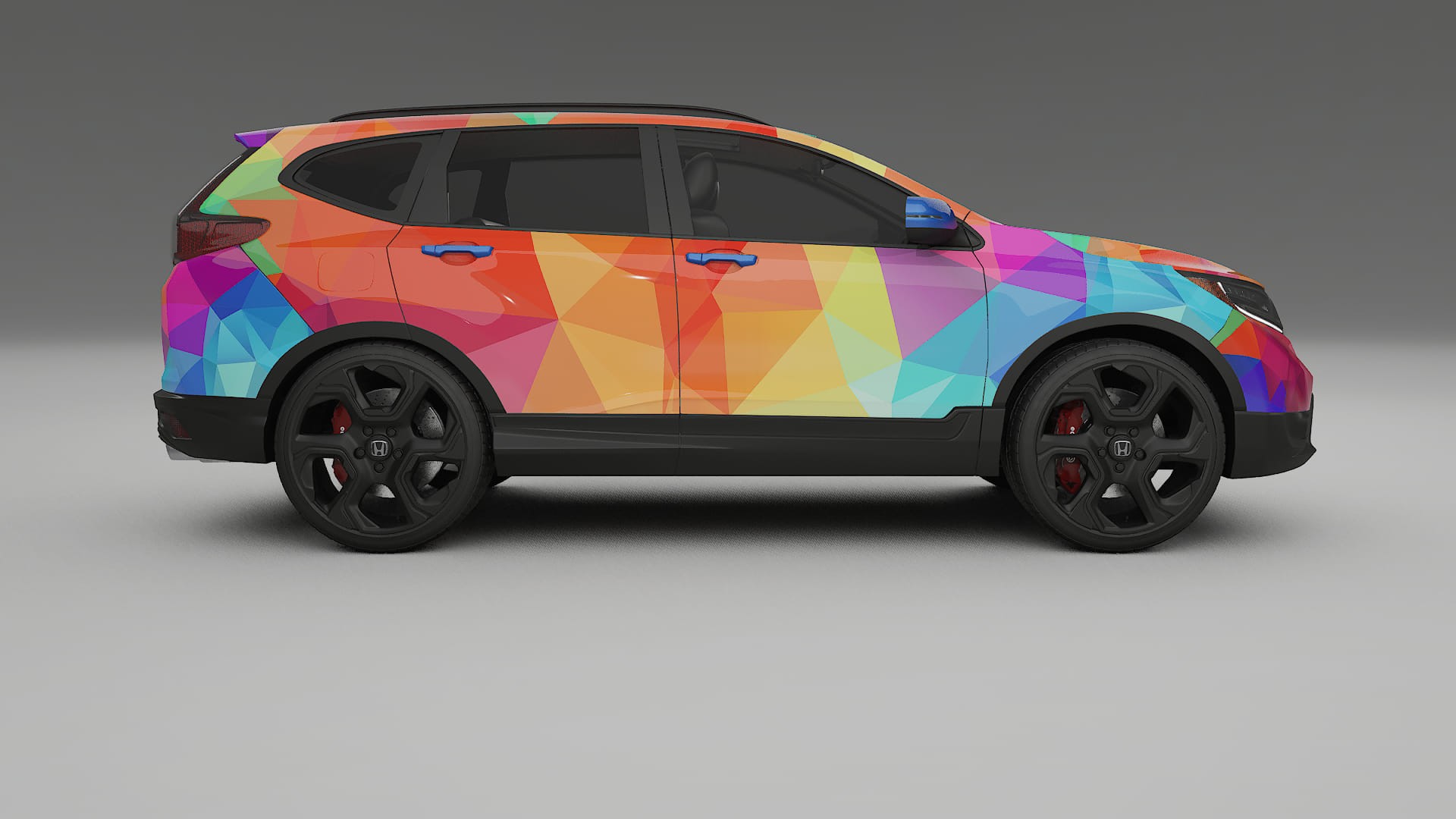 Honda CRV Touring prefacelift pre-LCI VECTOR VIBE – Kit Wrap PPF Personalizat din Folie de Poliuretan Imprimabilă