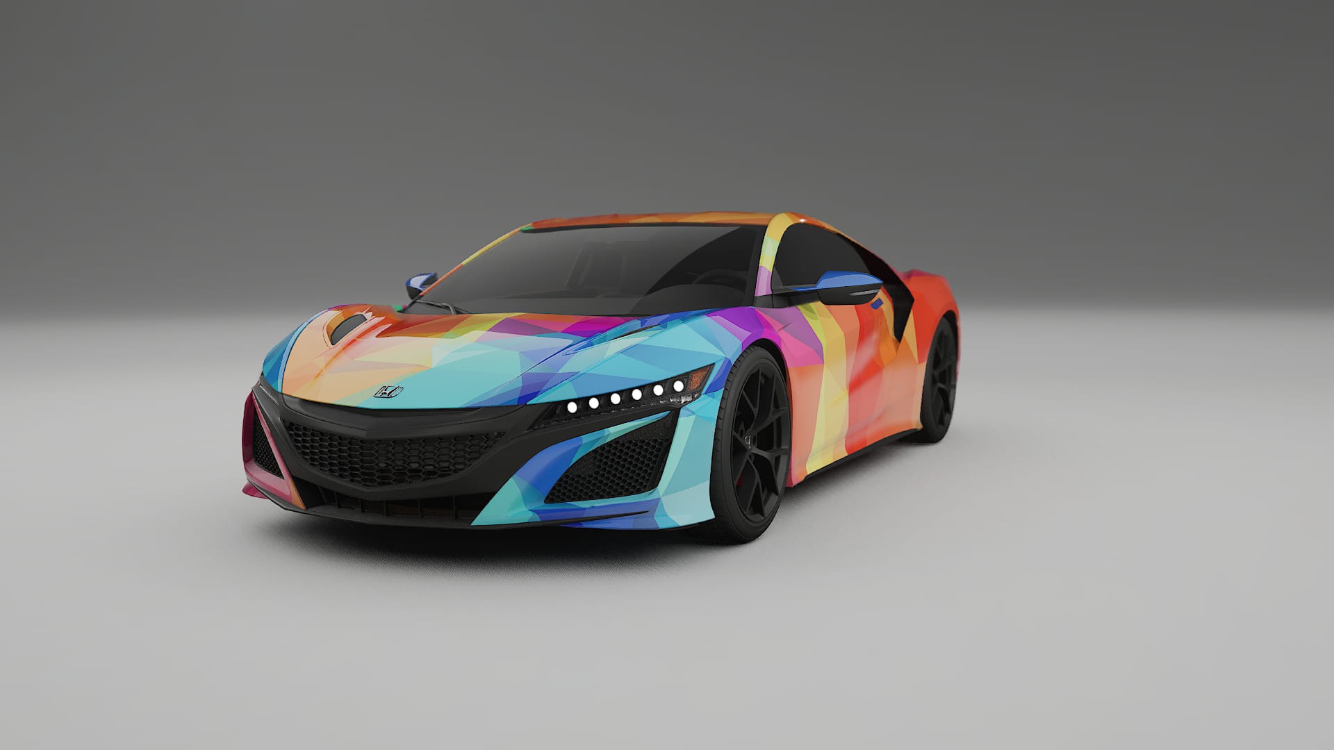 Honda NSX prefacelift pre-LCI VECTOR VIBE – Kit Wrap PPF Personalizat din Folie de Poliuretan Imprimabilă