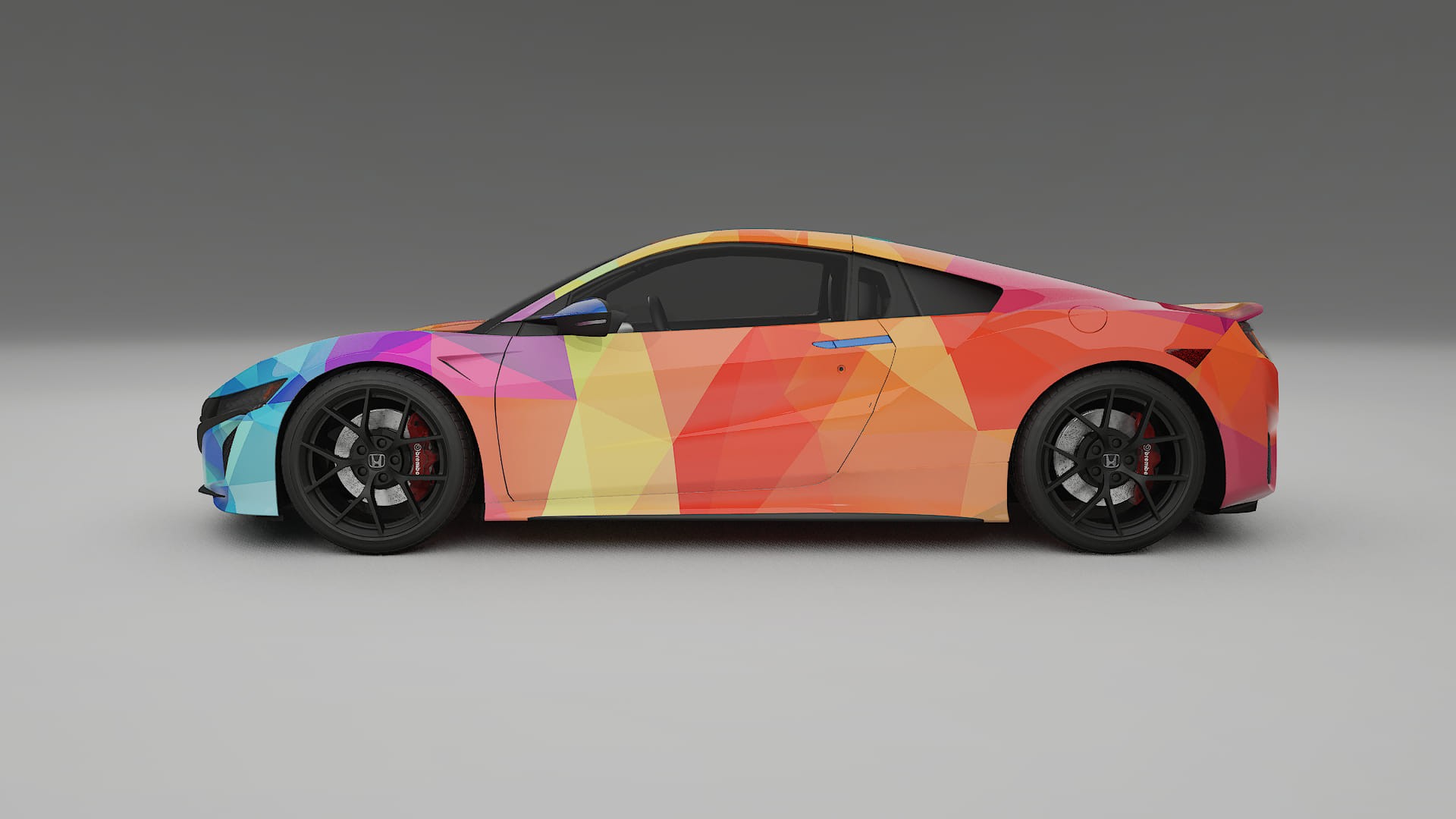 Honda NSX prefacelift pre-LCI VECTOR VIBE – Kit Wrap PPF Personalizat din Folie de Poliuretan Imprimabilă