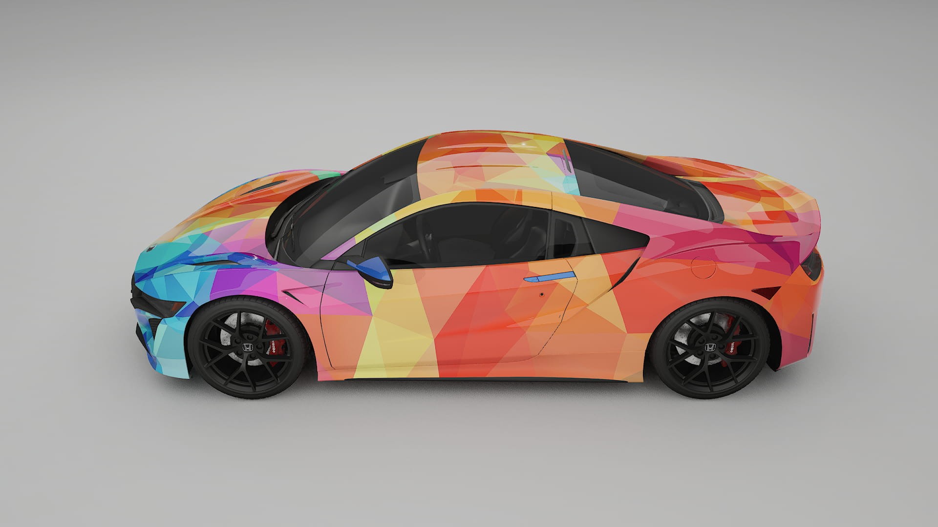Honda NSX prefacelift pre-LCI VECTOR VIBE – Kit Wrap PPF Personalizat din Folie de Poliuretan Imprimabilă