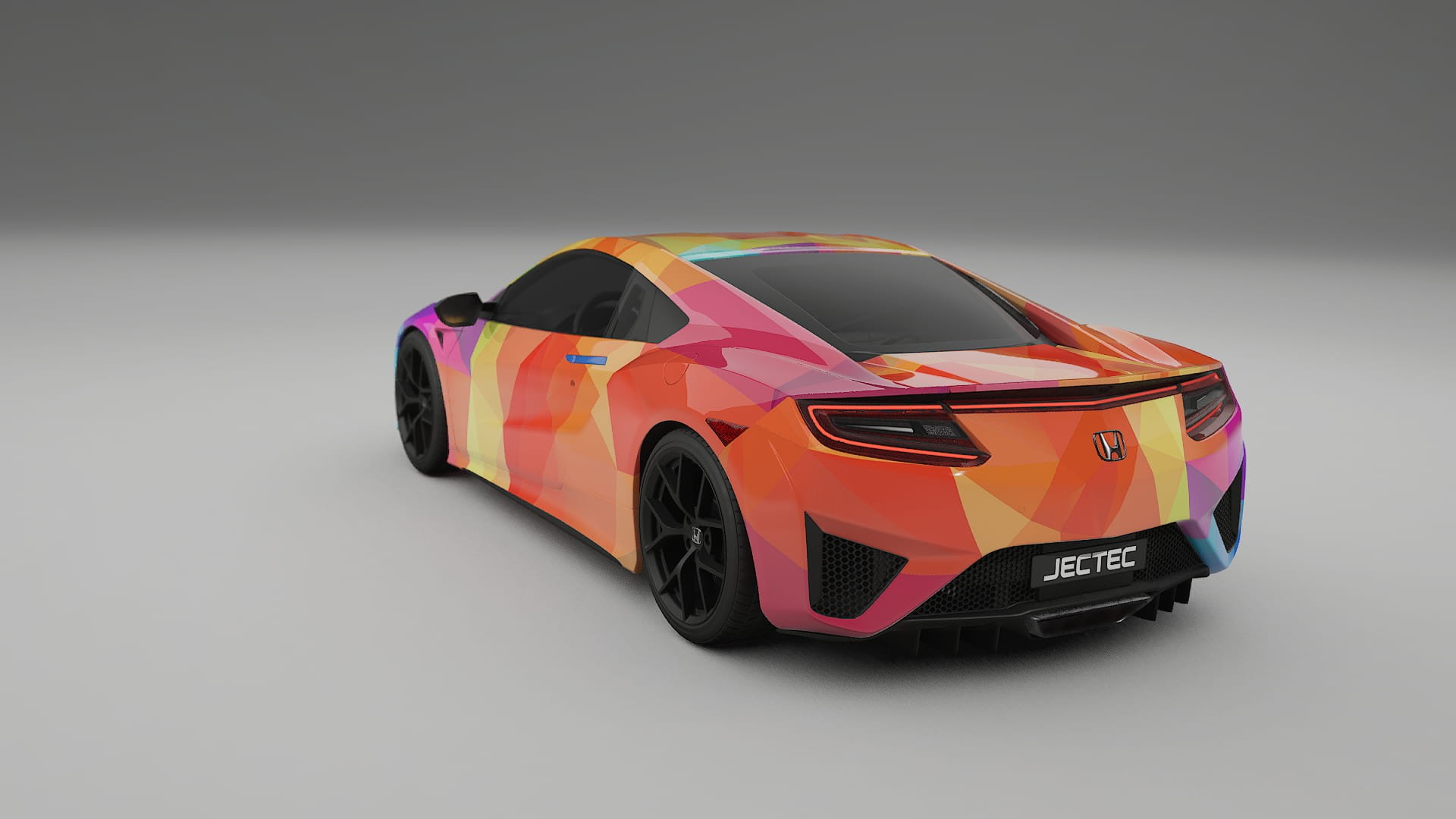 Honda NSX prefacelift pre-LCI VECTOR VIBE – Kit Wrap PPF Personalizat din Folie de Poliuretan Imprimabilă