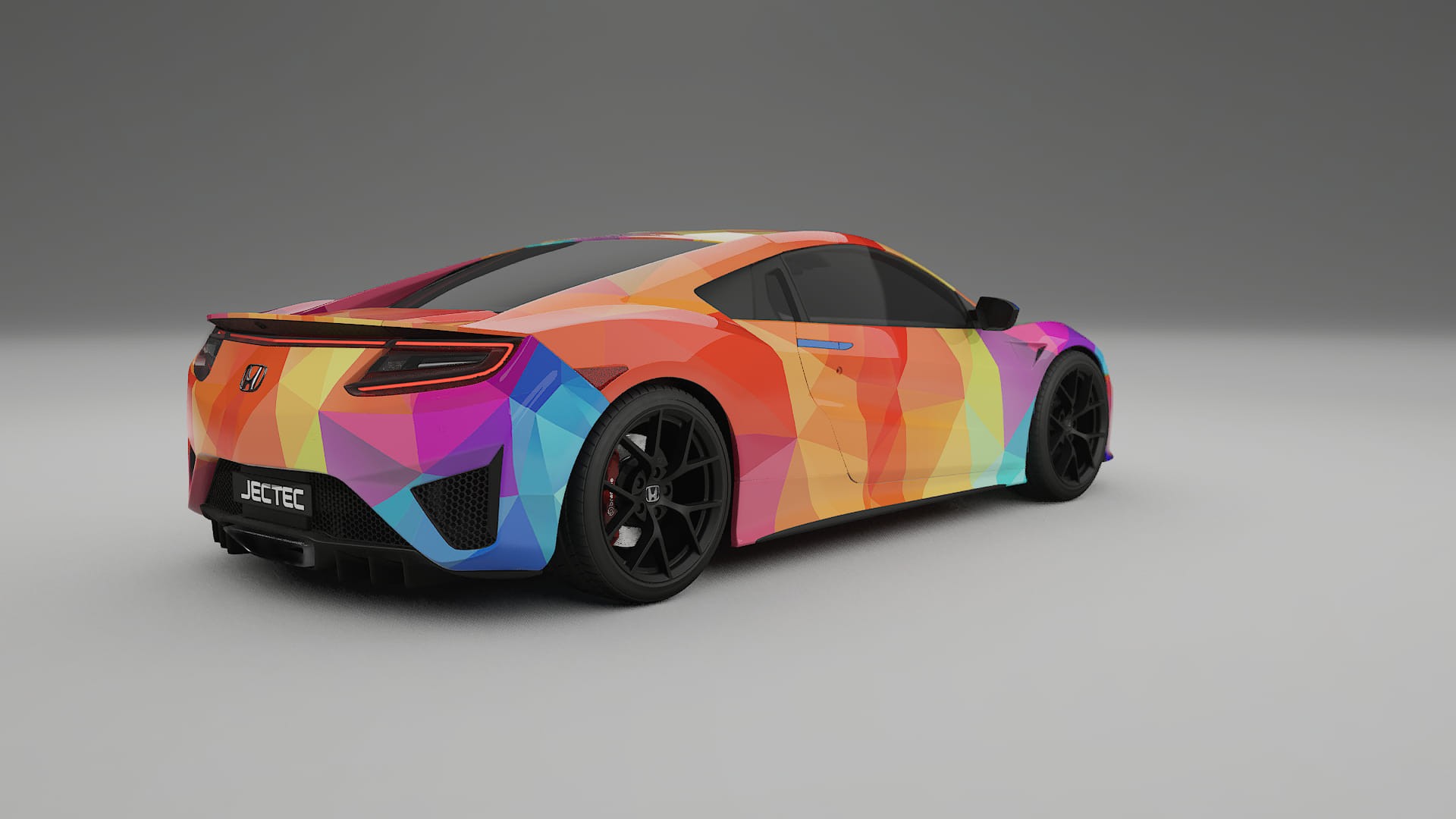 Honda NSX prefacelift pre-LCI VECTOR VIBE – Kit Wrap PPF Personalizat din Folie de Poliuretan Imprimabilă