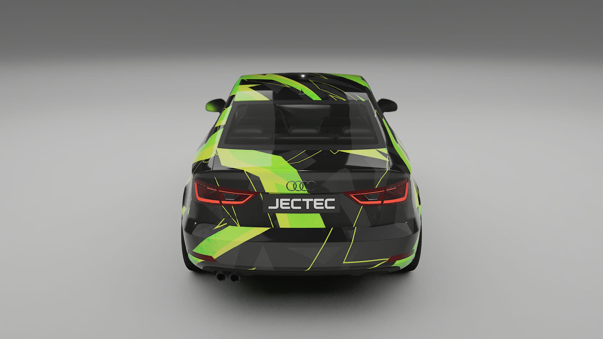 Audi A3 8V sedan prefacelift pre-LCI NINJA TURTLES – Kit Wrap PPF Personalizat din Folie de Poliuretan Imprimabilă