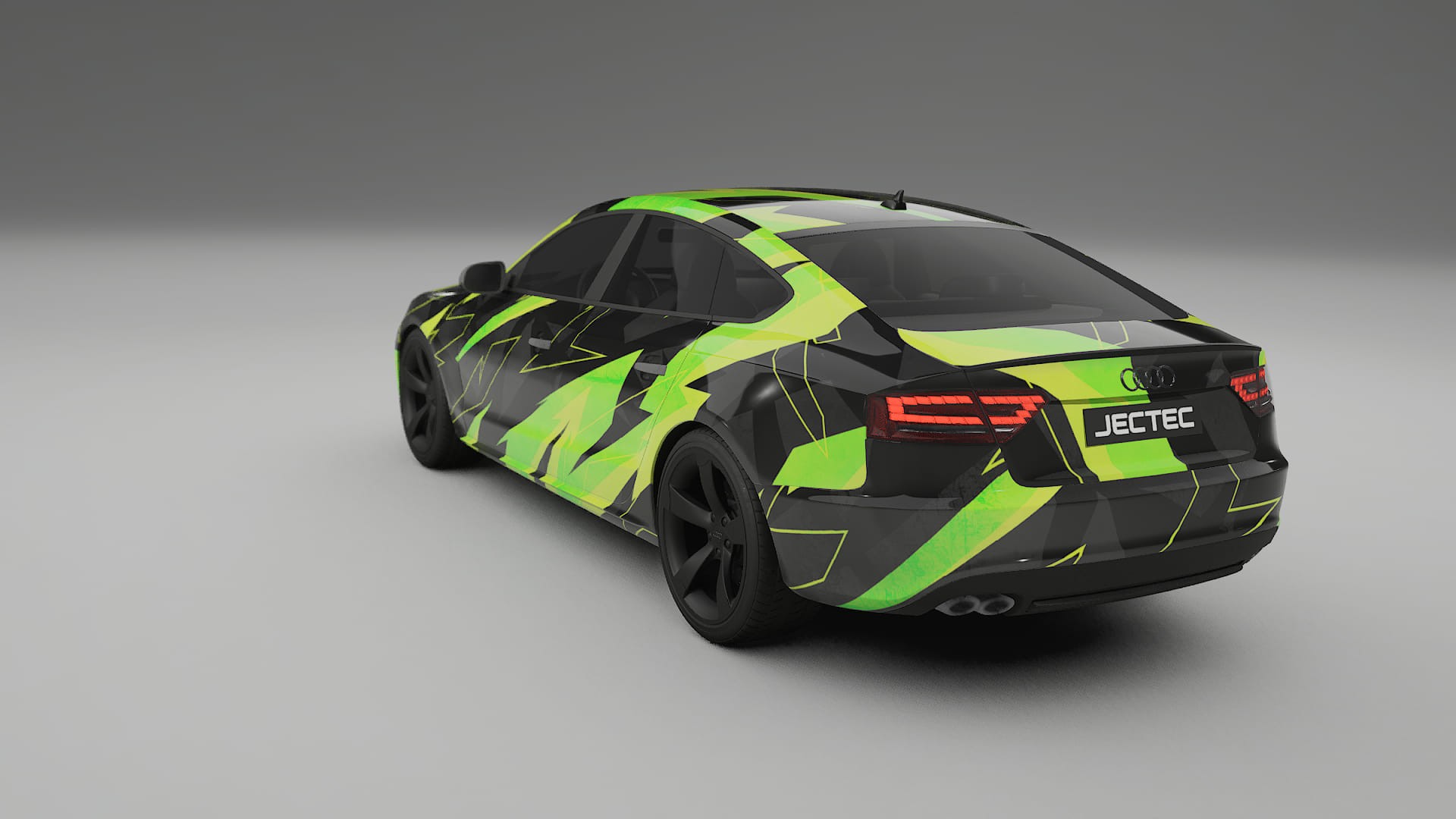 Audi A5 8T Sportback prefacelift pre-LCI NINJA TURTLES – Kit Wrap PPF Personalizat din Folie de Poliuretan Imprimabilă