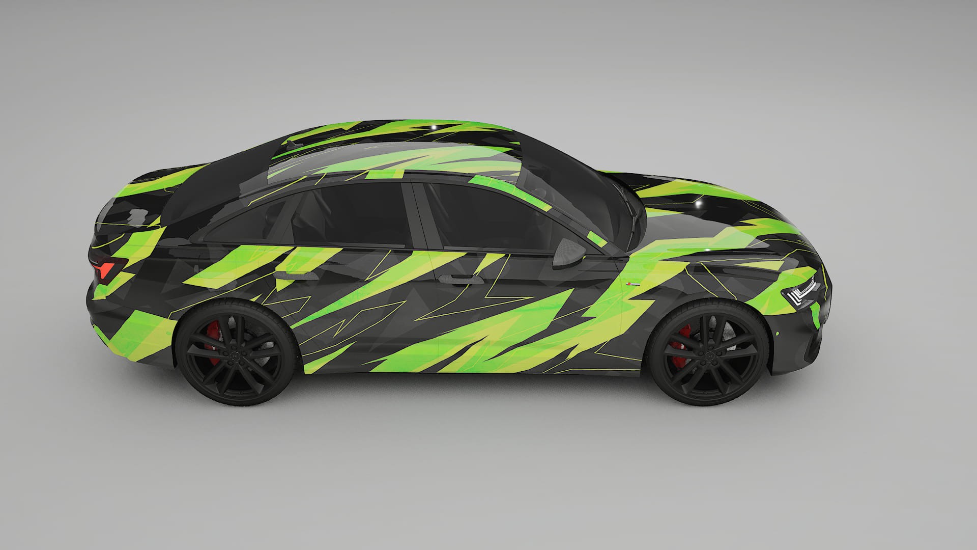 Audi A6 S-Line C8 NINJA TURTLES – Kit Wrap PPF Personalizat din Folie de Poliuretan Imprimabilă