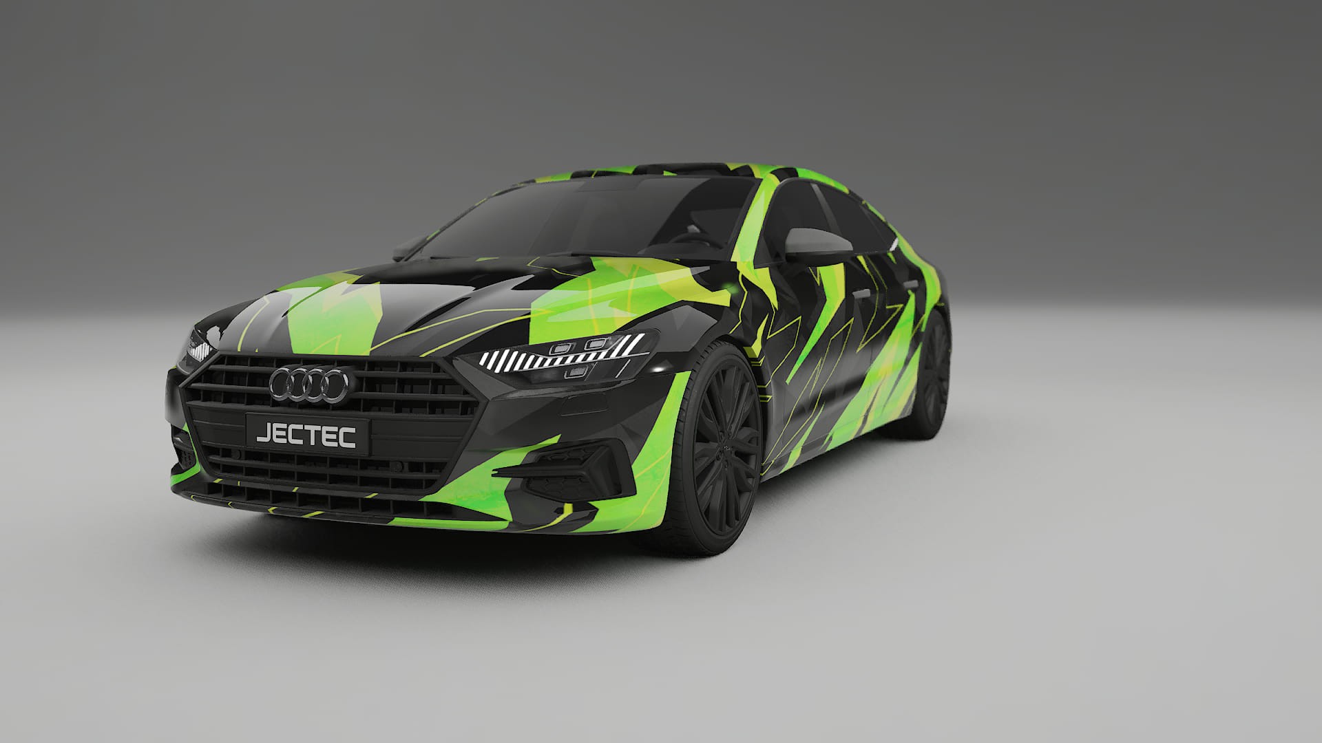 Audi A7 C8 Sportback prefacelift pre-LCI NINJA TURTLES – Kit Wrap PPF Personalizat din Folie de Poliuretan Imprimabilă