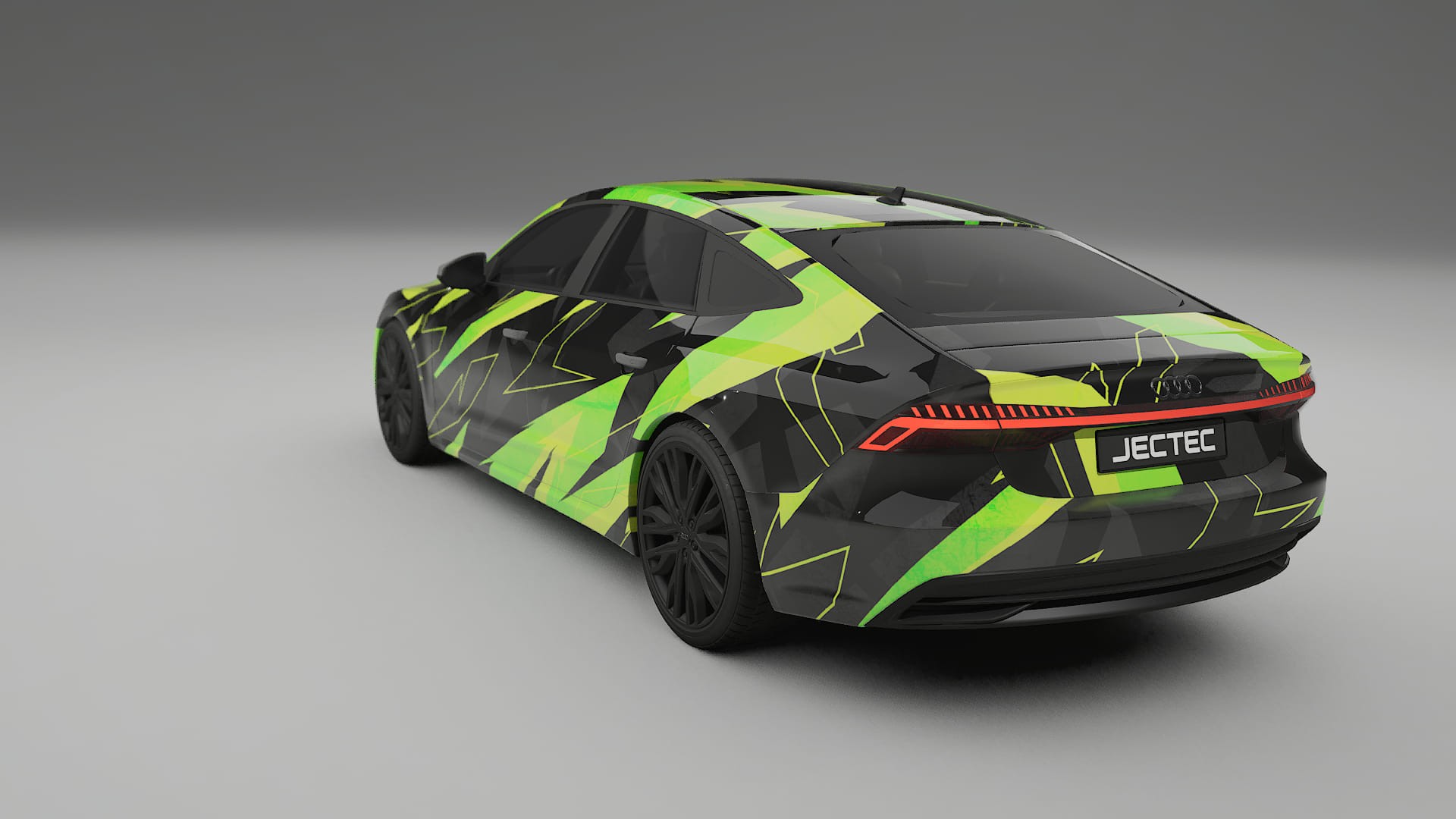 Audi A7 C8 Sportback prefacelift pre-LCI NINJA TURTLES – Kit Wrap PPF Personalizat din Folie de Poliuretan Imprimabilă
