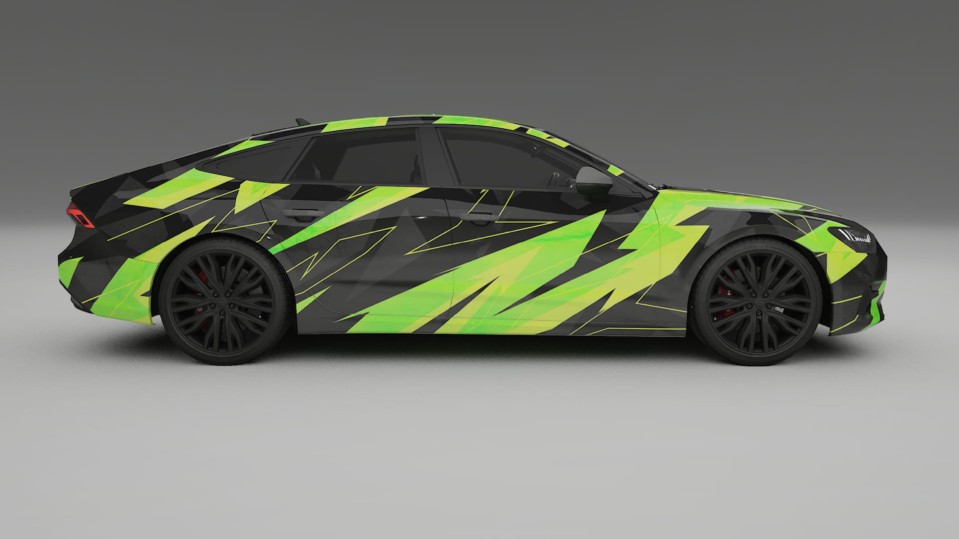 Audi A7 C8 Sportback prefacelift pre-LCI NINJA TURTLES – Kit Wrap PPF Personalizat din Folie de Poliuretan Imprimabilă