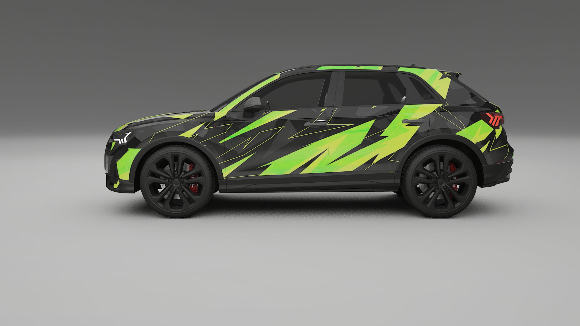 Audi Q3 S-Line F3 NINJA TURTLES – Kit Wrap PPF Personalizat din Folie de Poliuretan Imprimabilă