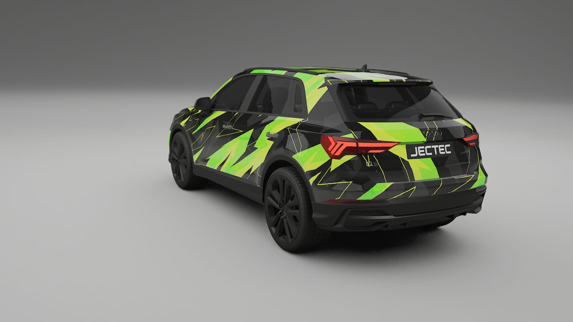 Audi Q3 S-Line F3 NINJA TURTLES – Kit Wrap PPF Personalizat din Folie de Poliuretan Imprimabilă